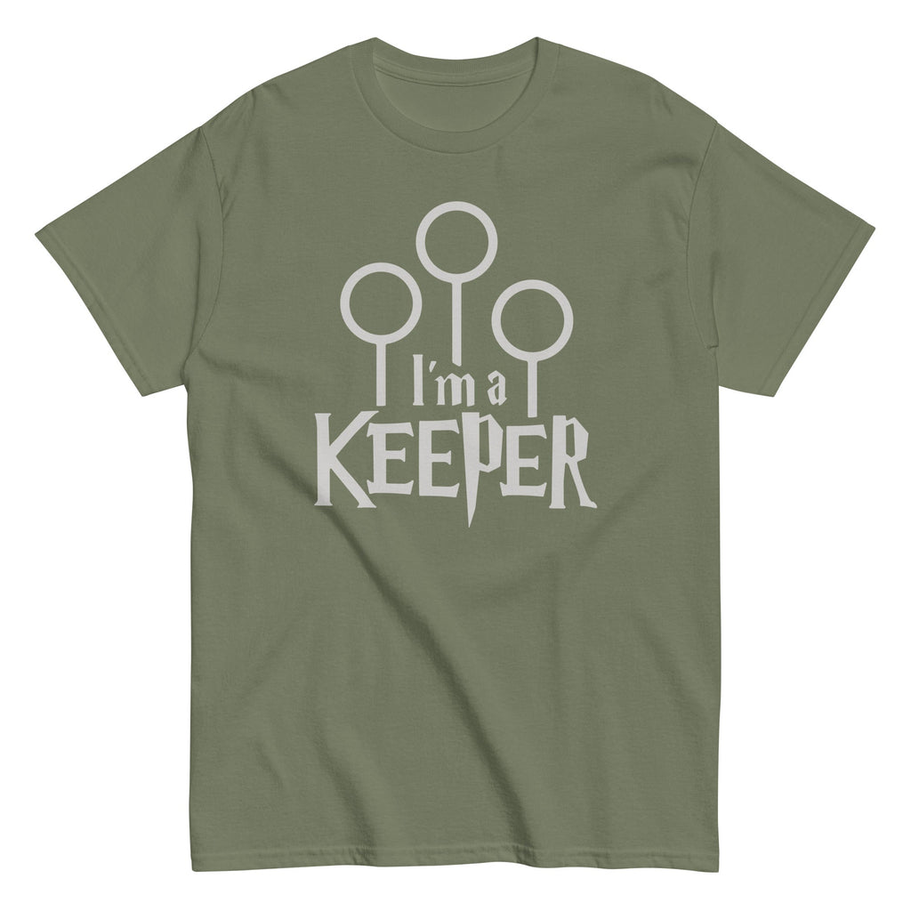 I'm A Keeper Men's Classic Tee Hoodie, Sweatshirt | PureTeeCo.com (Image 5)