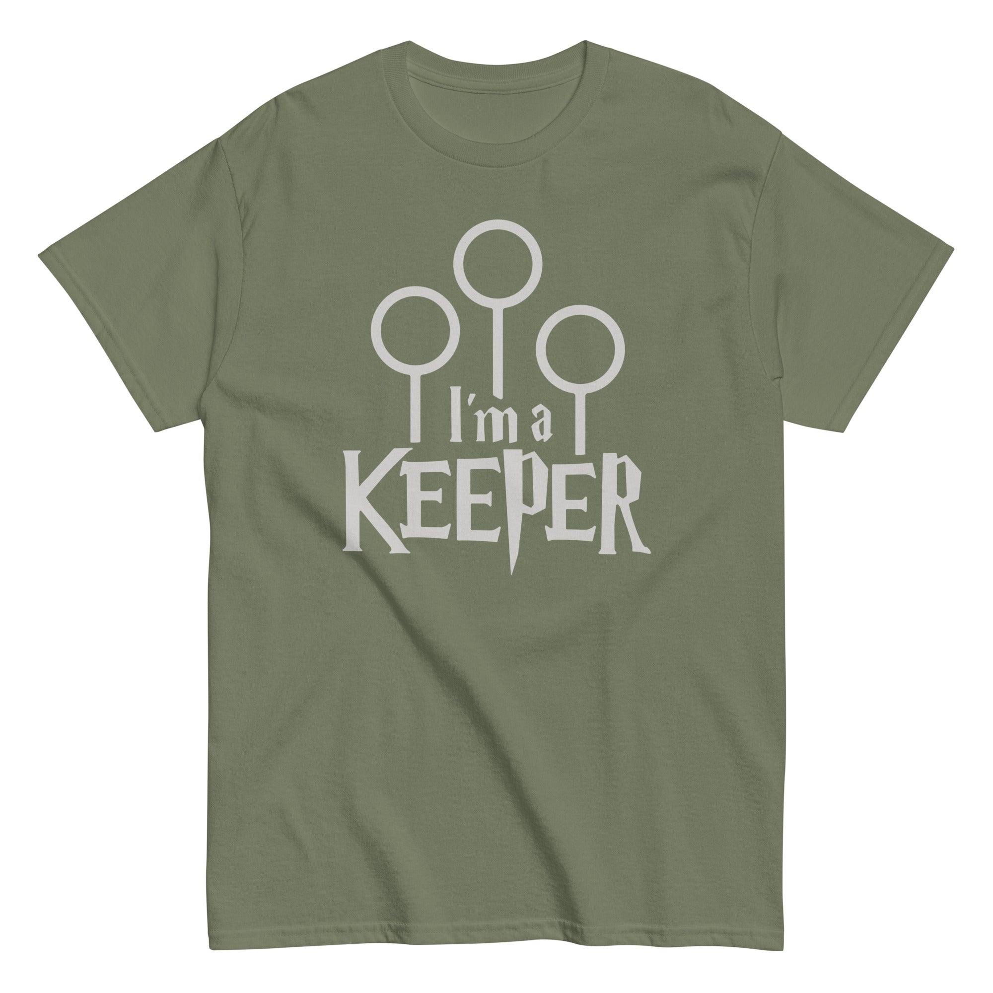 I'm A Keeper Men's Classic Tee Hoodie, Sweatshirt | PureTeeCo.com (Image 5)