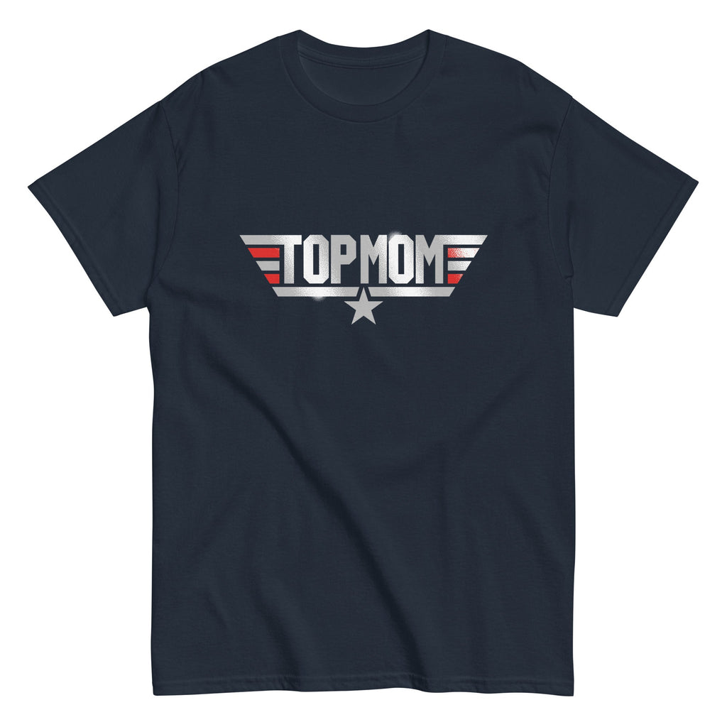 Top Mom Men's Classic Tee Hoodie, Sweatshirt | PureTeeCo.com (Image 1)