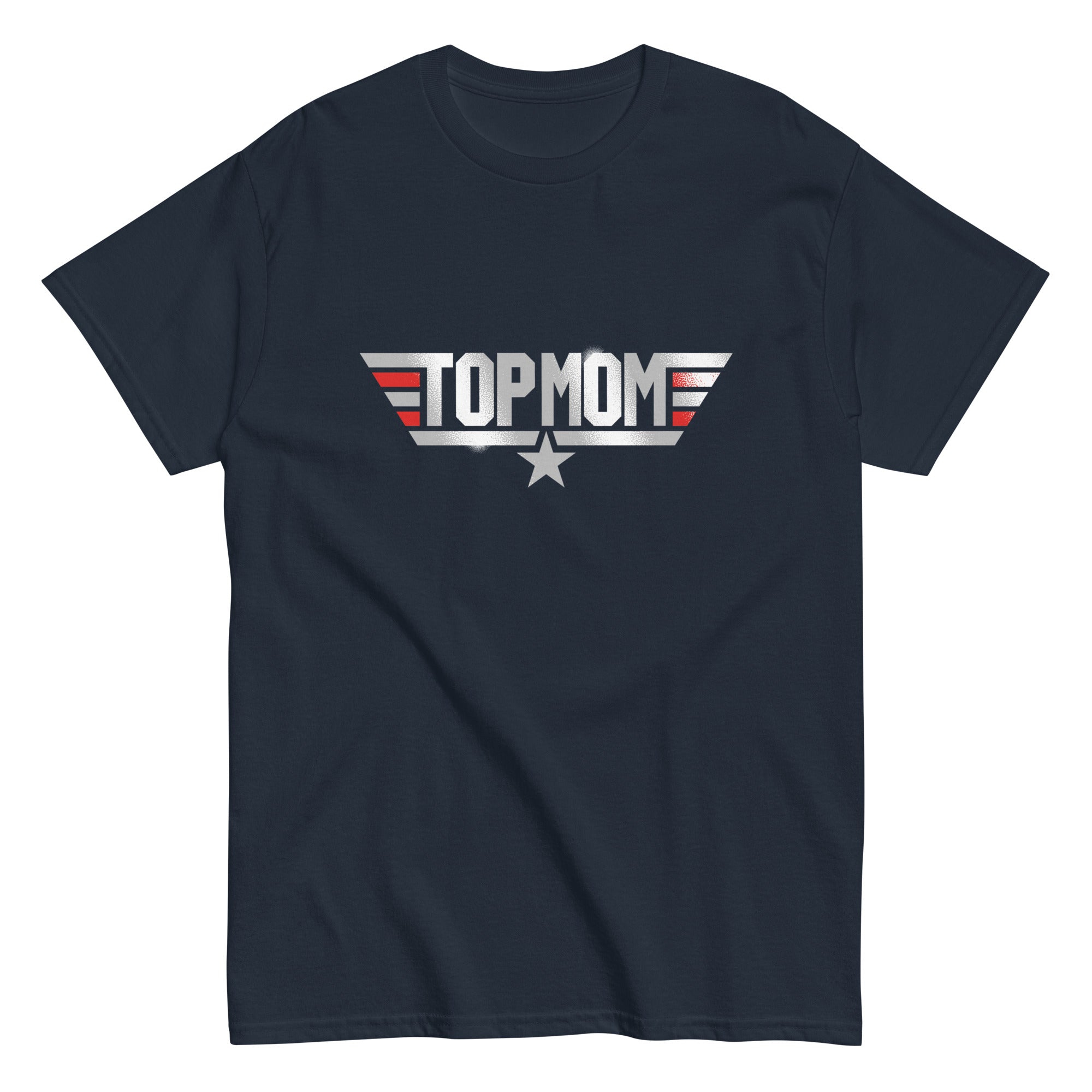 Top Mom Men's Classic Tee Hoodie, Sweatshirt | PureTeeCo.com (Image 1)