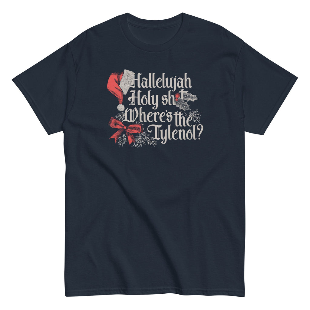 Where's The Tylenol? Men's Classic Tee Hoodie, Sweatshirt | PureTeeCo.com (Image 2)