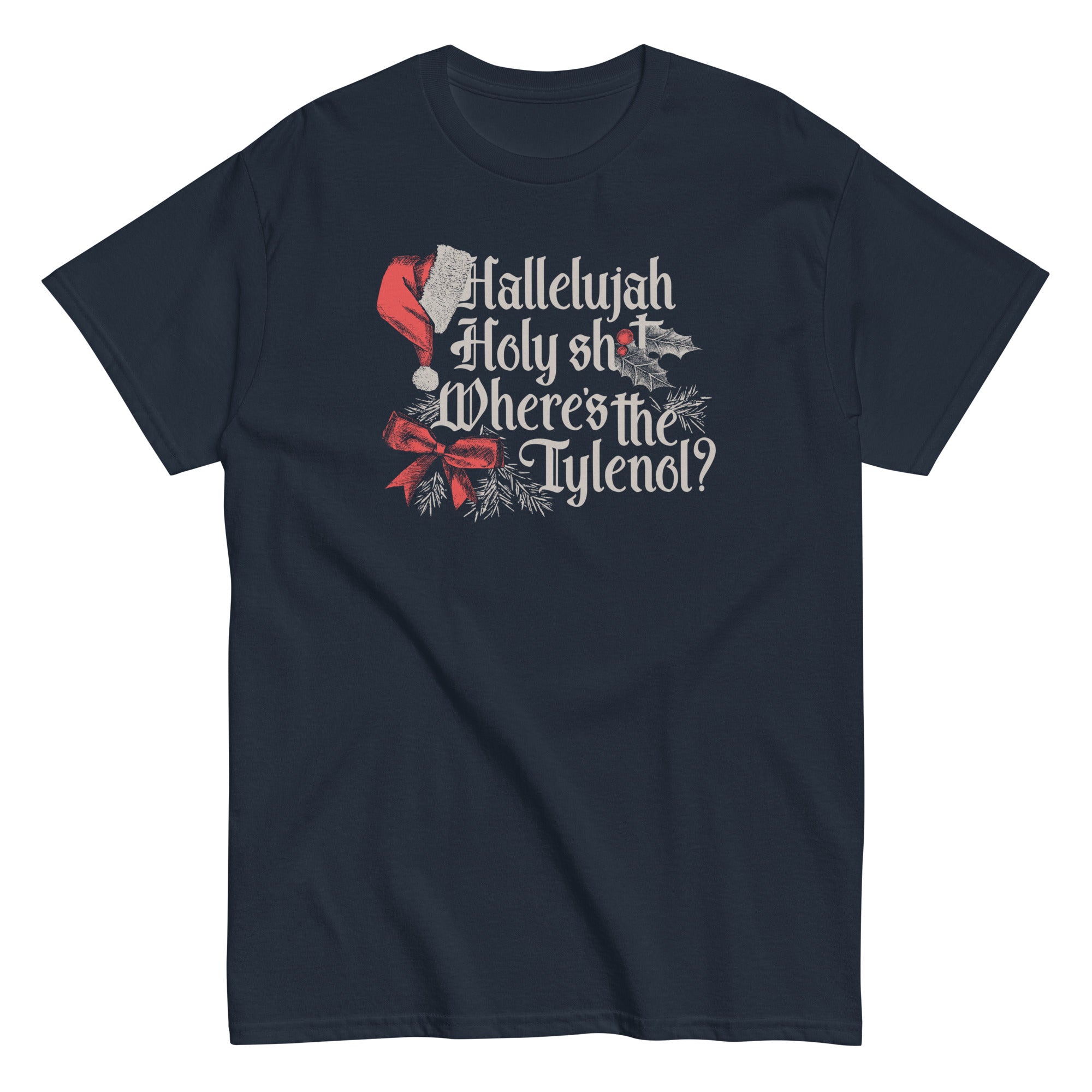 Where's The Tylenol? Men's Classic Tee Hoodie, Sweatshirt | PureTeeCo.com (Image 2)