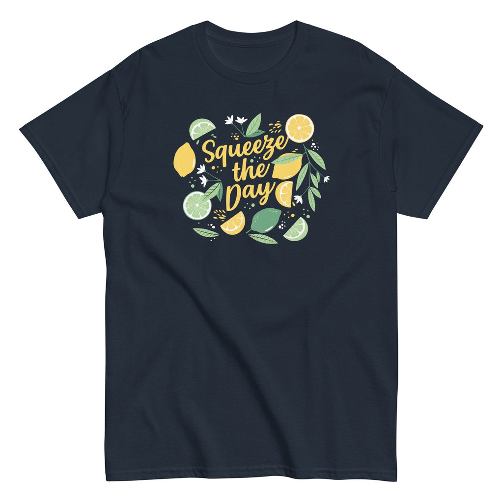 Squeeze The Day Men's Classic Tee Hoodie, Sweatshirt | PureTeeCo.com (Image 1)
