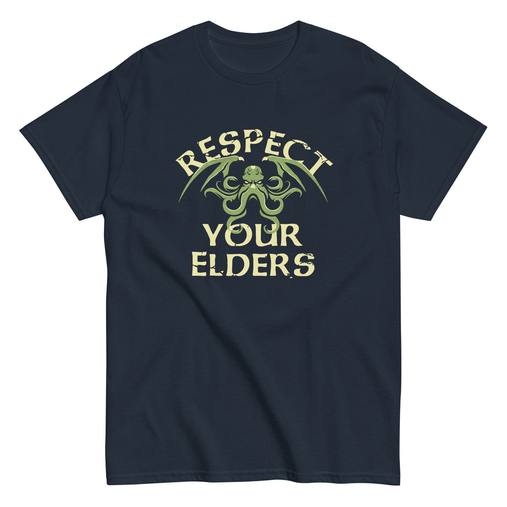 Respect Your Elders Men's Classic Tee Hoodie, Sweatshirt | PureTeeCo.com (Image 2)