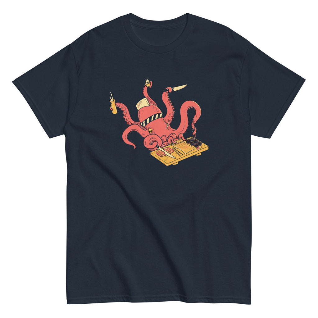 Octo Itamae Men's Classic Tee Hoodie, Sweatshirt | PureTeeCo.com (Image 2)