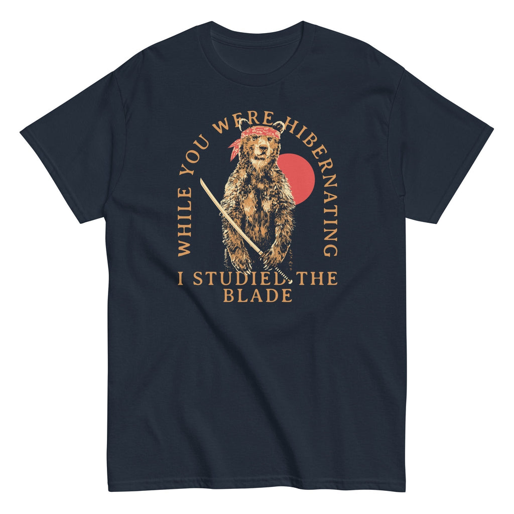 I Studied The Blade Men's Classic Tee Hoodie, Sweatshirt | PureTeeCo.com (Image 4)