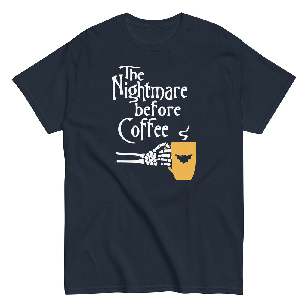 The Nightmare Before Coffee Men's Classic Tee Hoodie, Sweatshirt | PureTeeCo.com (Image 2)
