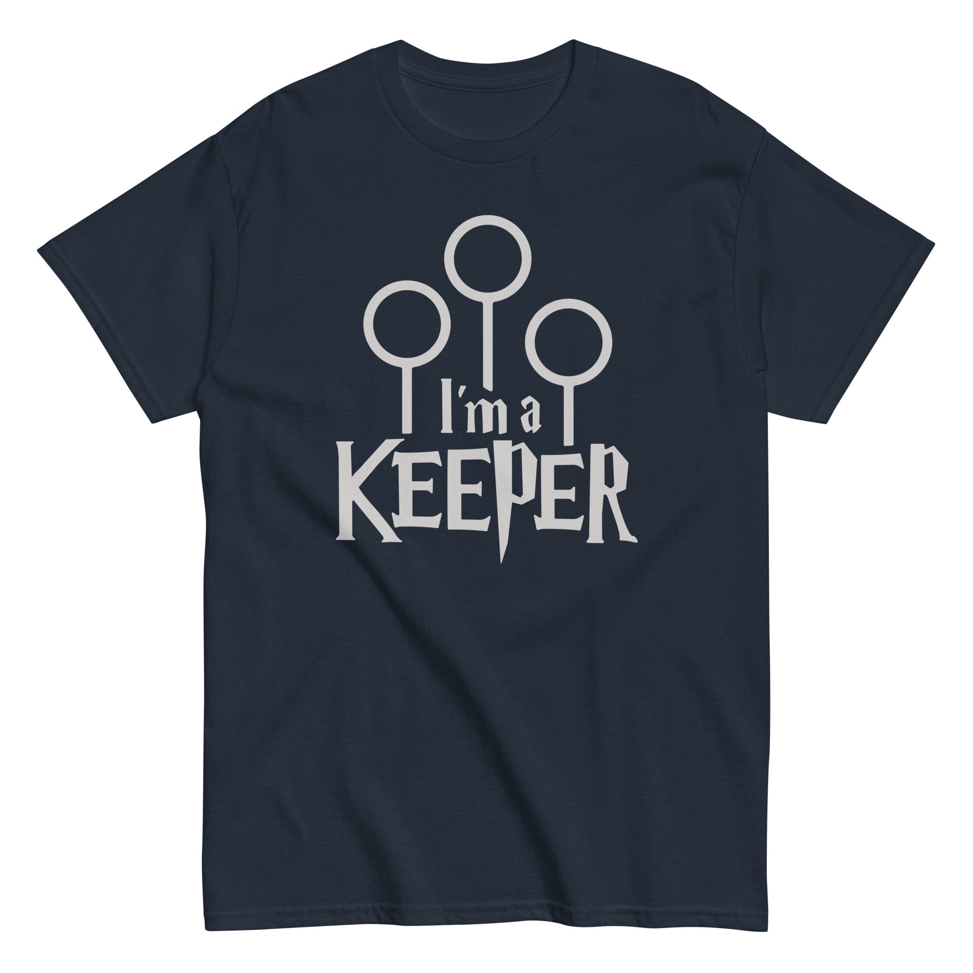I'm A Keeper Men's Classic Tee Hoodie, Sweatshirt | PureTeeCo.com (Image 3)