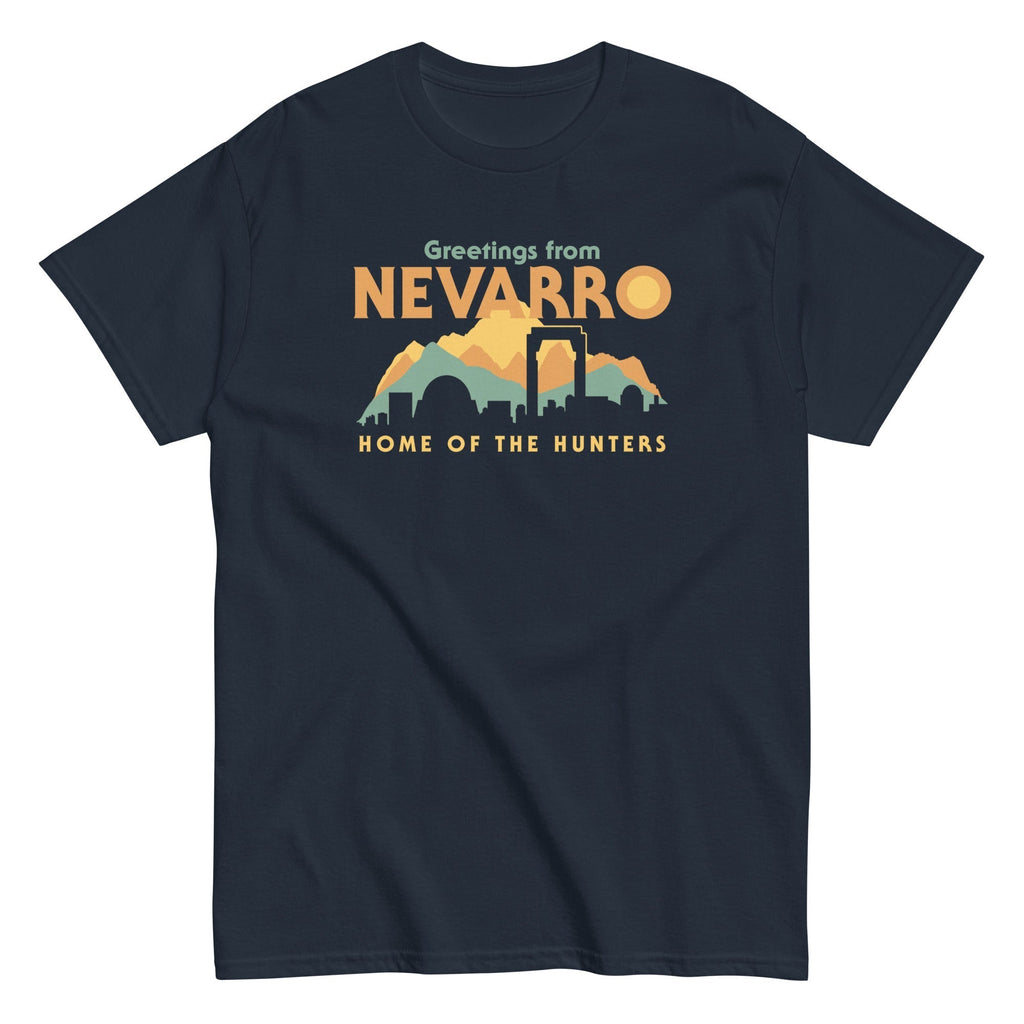 Greetings From Nevarro Men's Classic Tee Hoodie, Sweatshirt | PureTeeCo.com (Image 3)