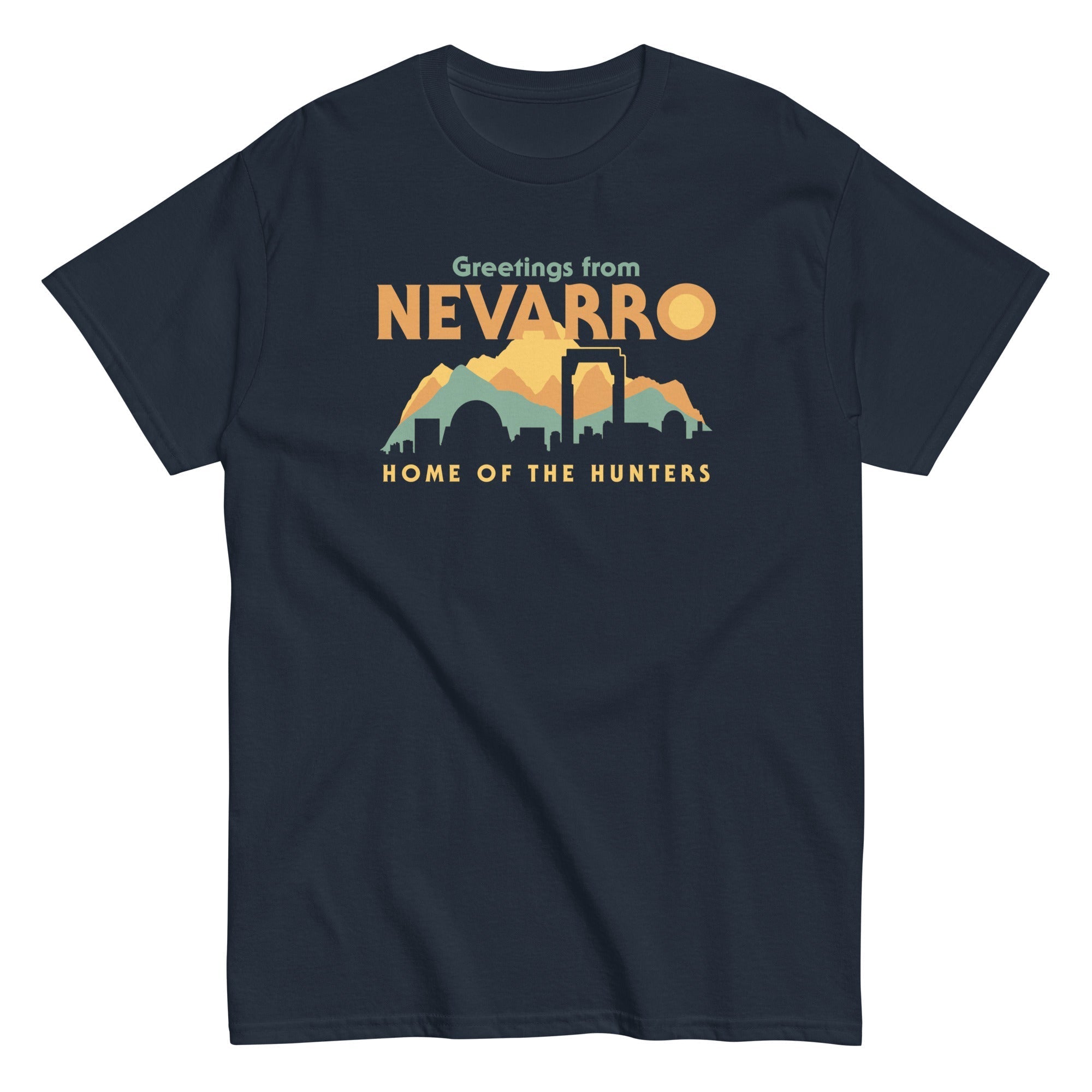 Greetings From Nevarro Men's Classic Tee Hoodie, Sweatshirt | PureTeeCo.com (Image 3)