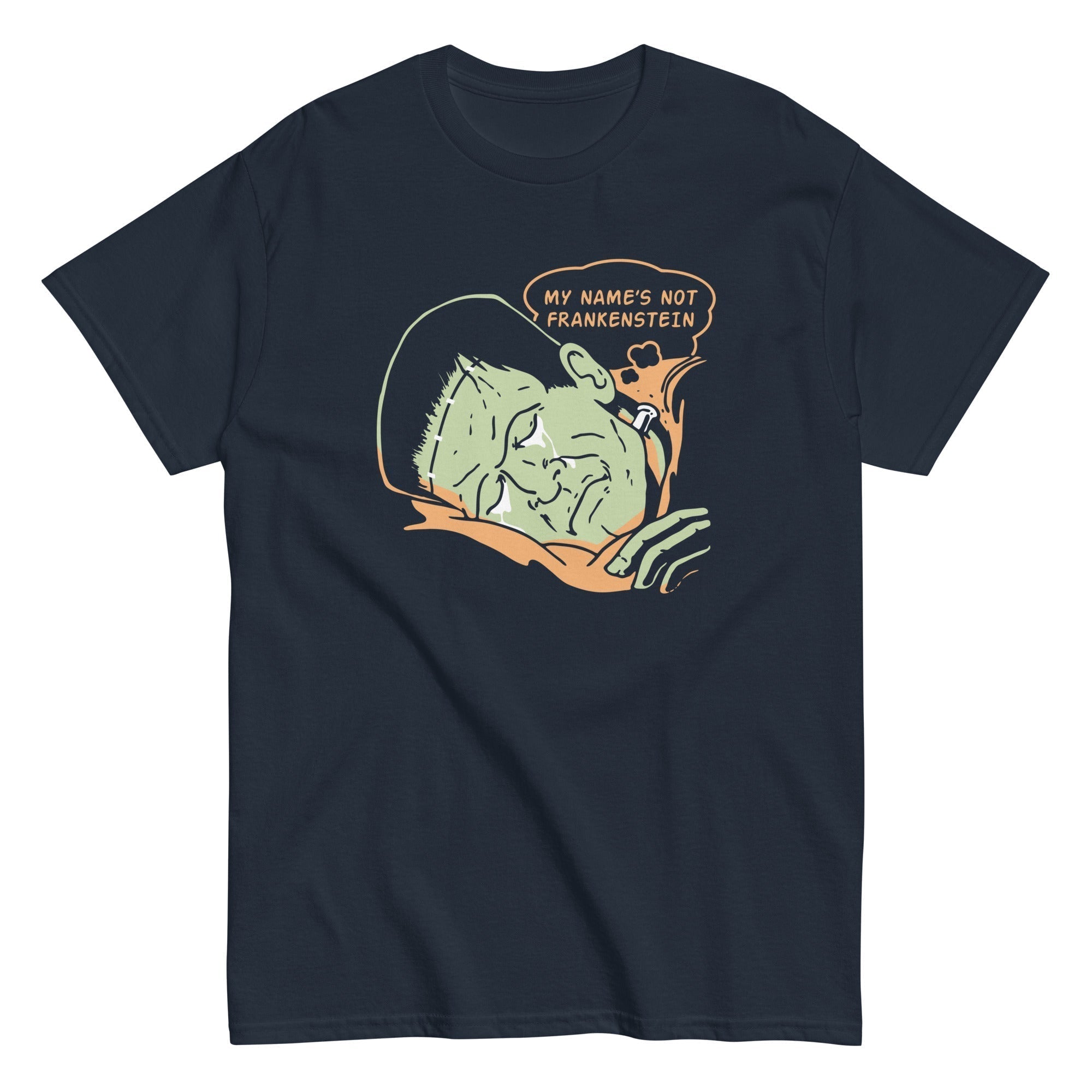 My Name's Not Frankenstein Men's Classic Tee Hoodie, Sweatshirt | PureTeeCo.com (Image 5)