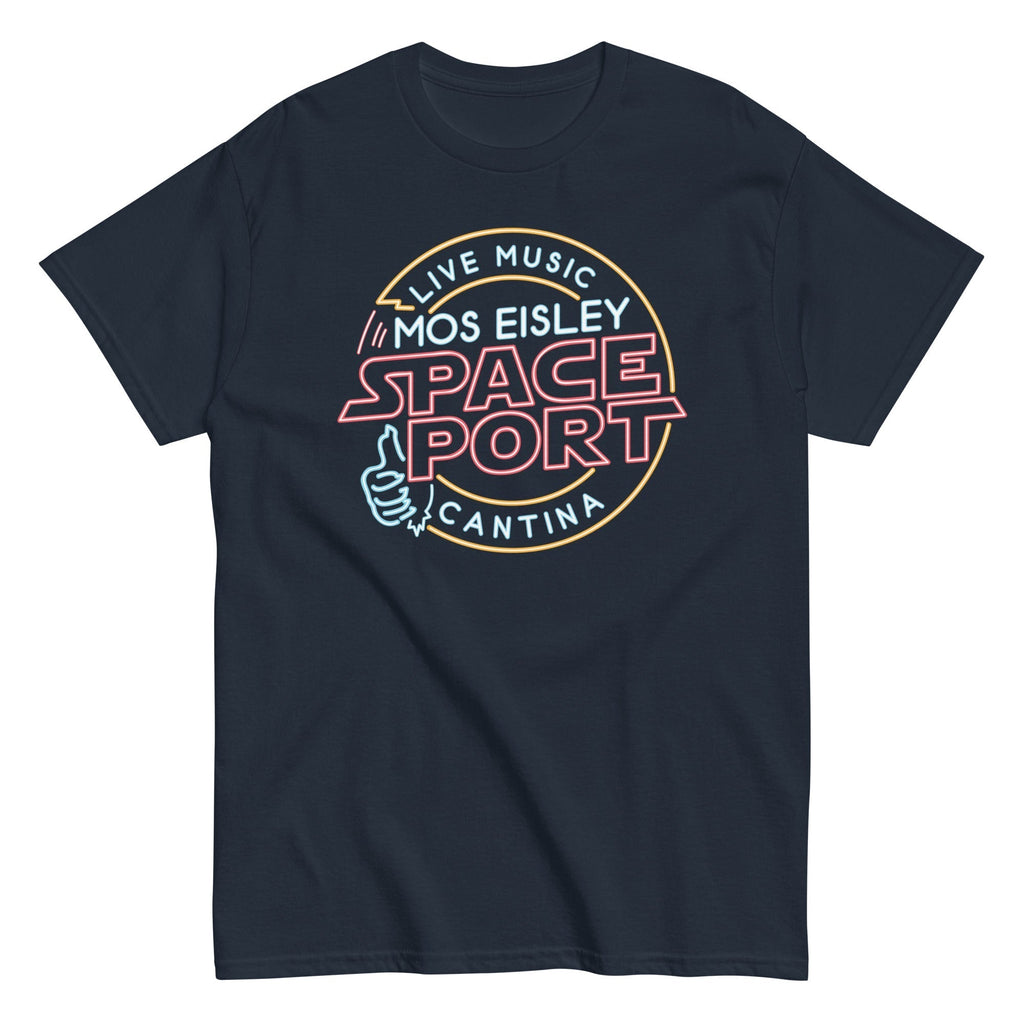 Mos Eisley Space Port Men's Classic Tee Hoodie, Sweatshirt | PureTeeCo.com (Image 2)