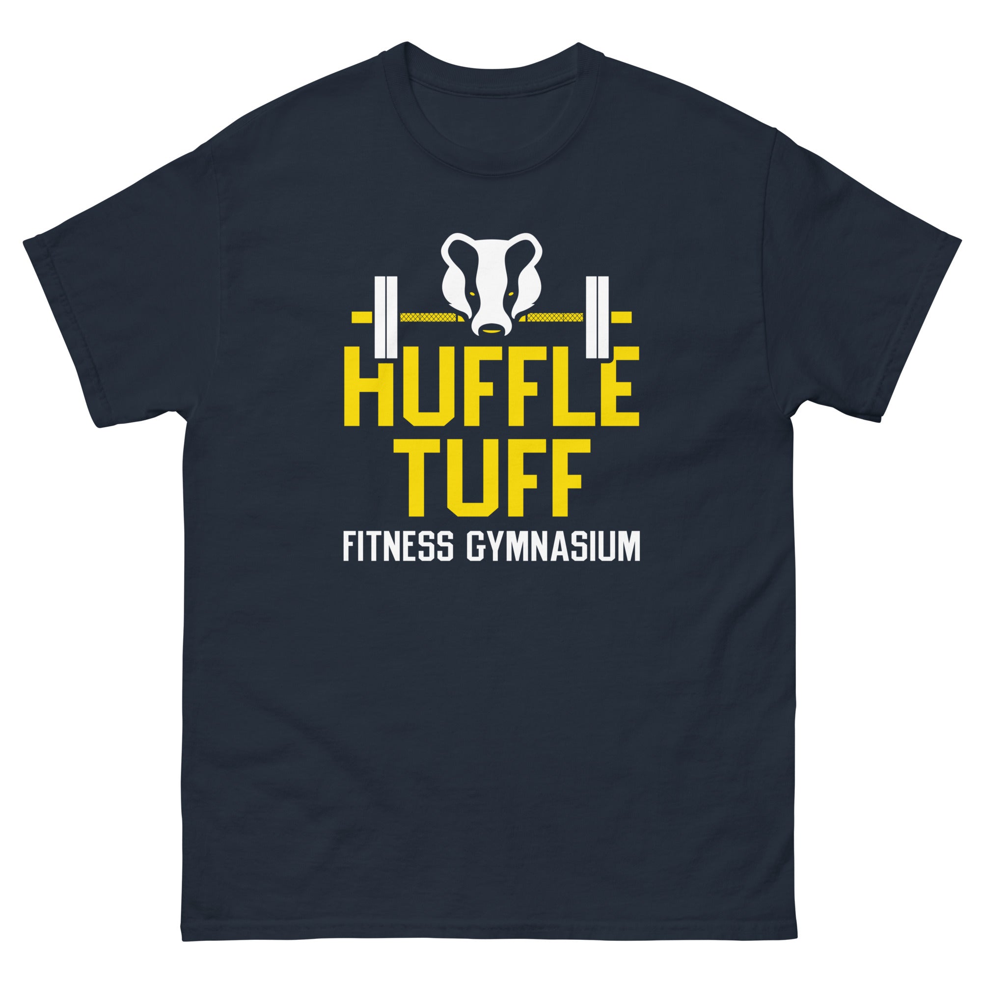 Huffle Tuff Gym Men's Classic Tee Hoodie, Sweatshirt | PureTeeCo.com (Image 2)