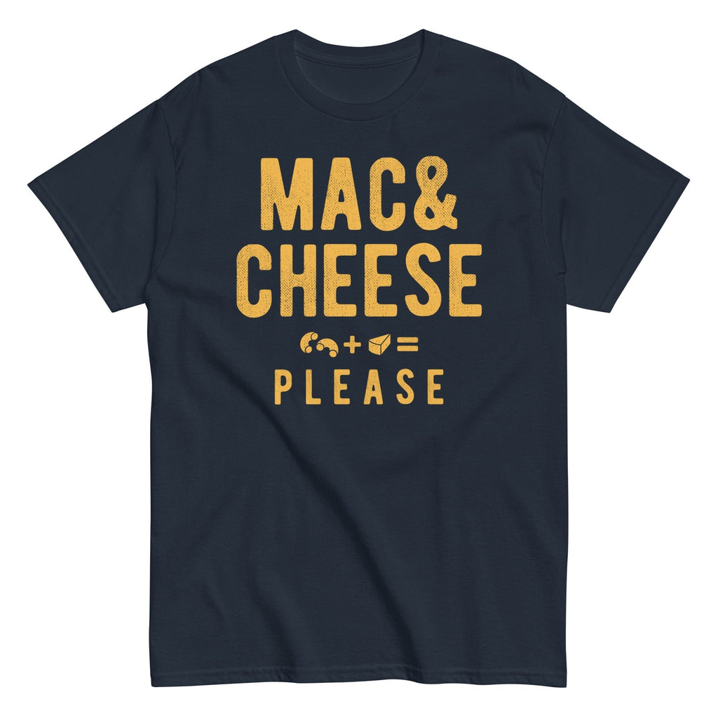 Mac And Cheese Please Men's Classic Tee Hoodie, Sweatshirt | PureTeeCo.com (Image 1)