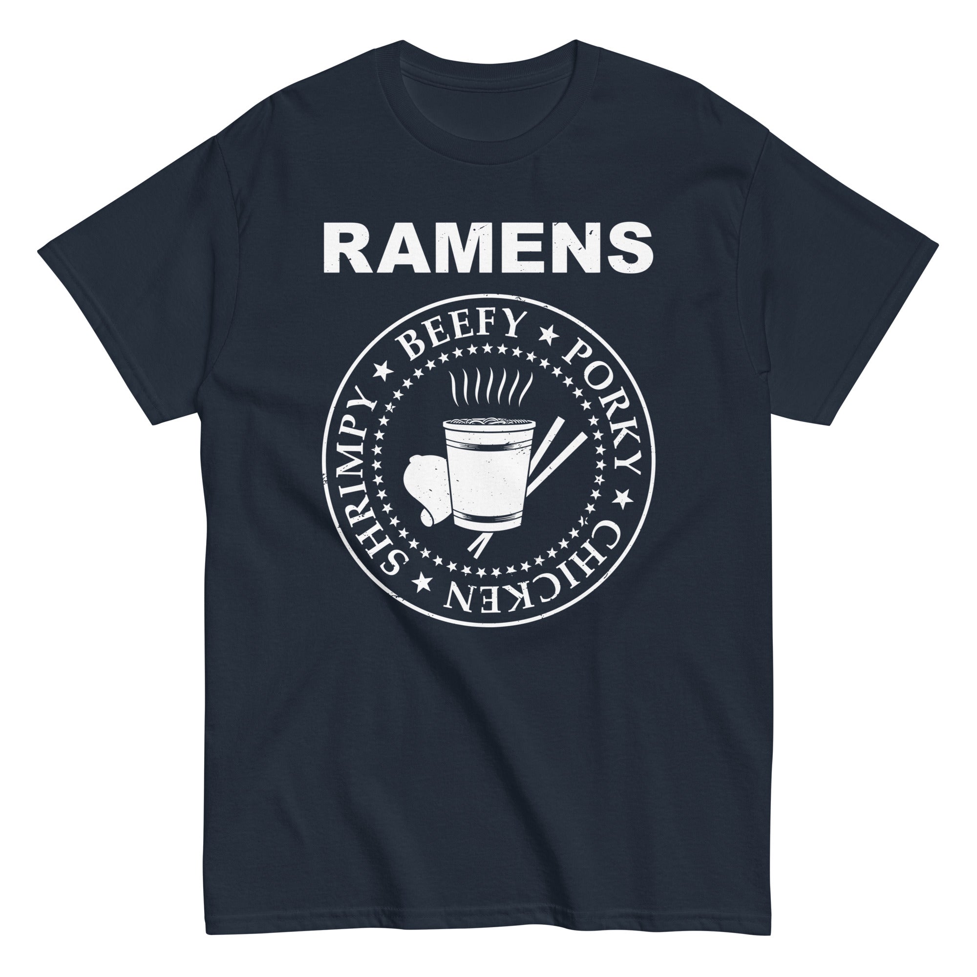 Ramens Men's Classic Tee Hoodie, Sweatshirt | PureTeeCo.com (Image 3)