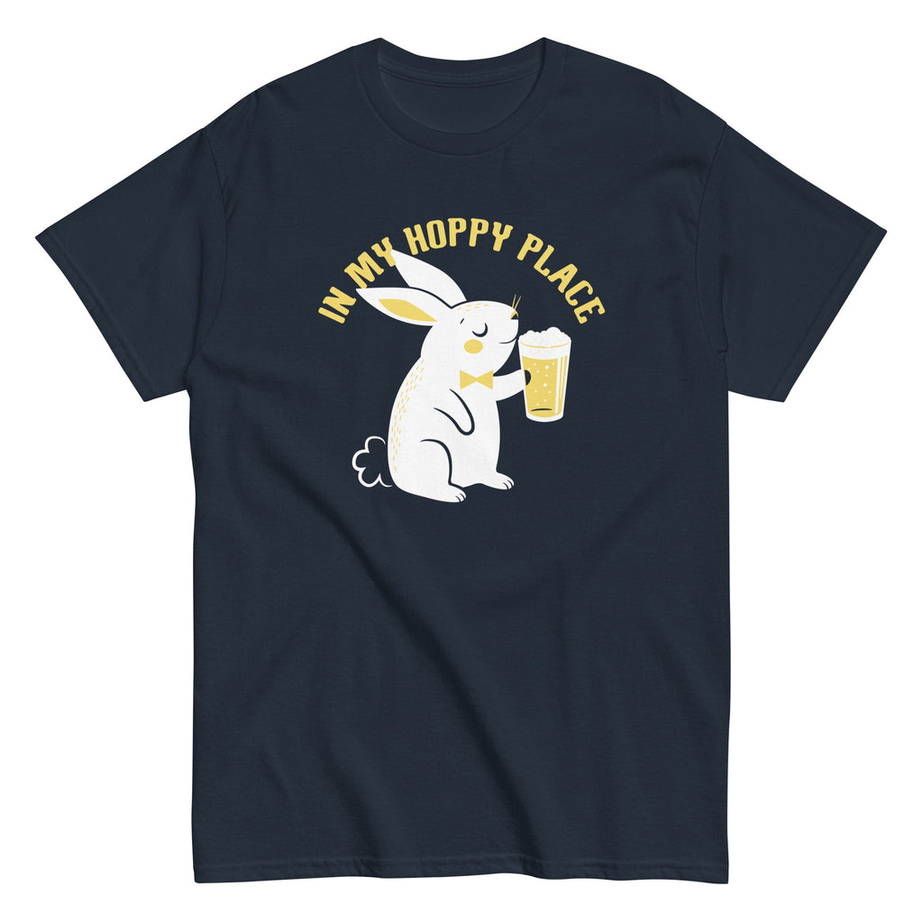 In My Hoppy Place Men's Classic Tee Hoodie, Sweatshirt | PureTeeCo.com (Image 2)