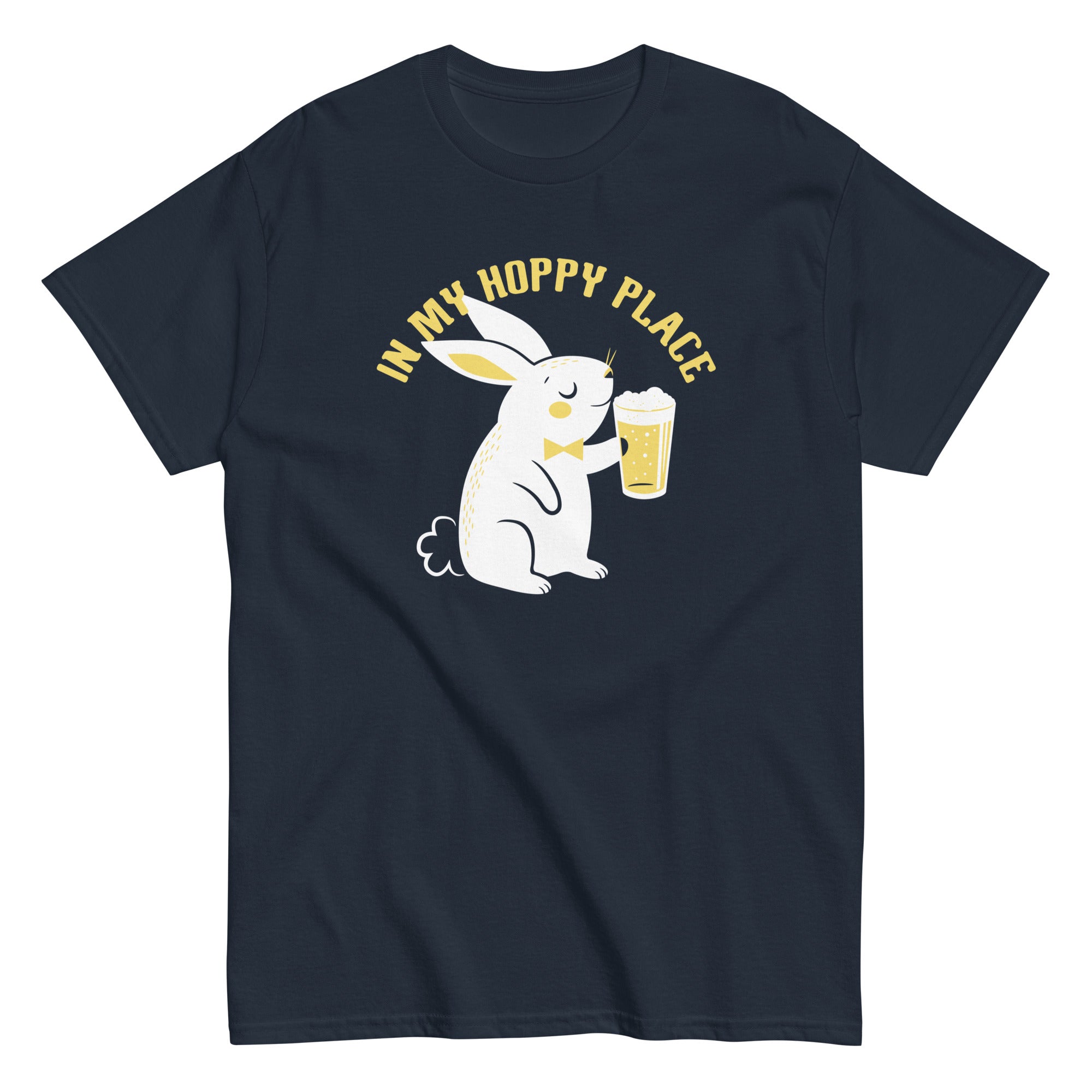 In My Hoppy Place Men's Classic Tee Hoodie, Sweatshirt | PureTeeCo.com (Image 2)