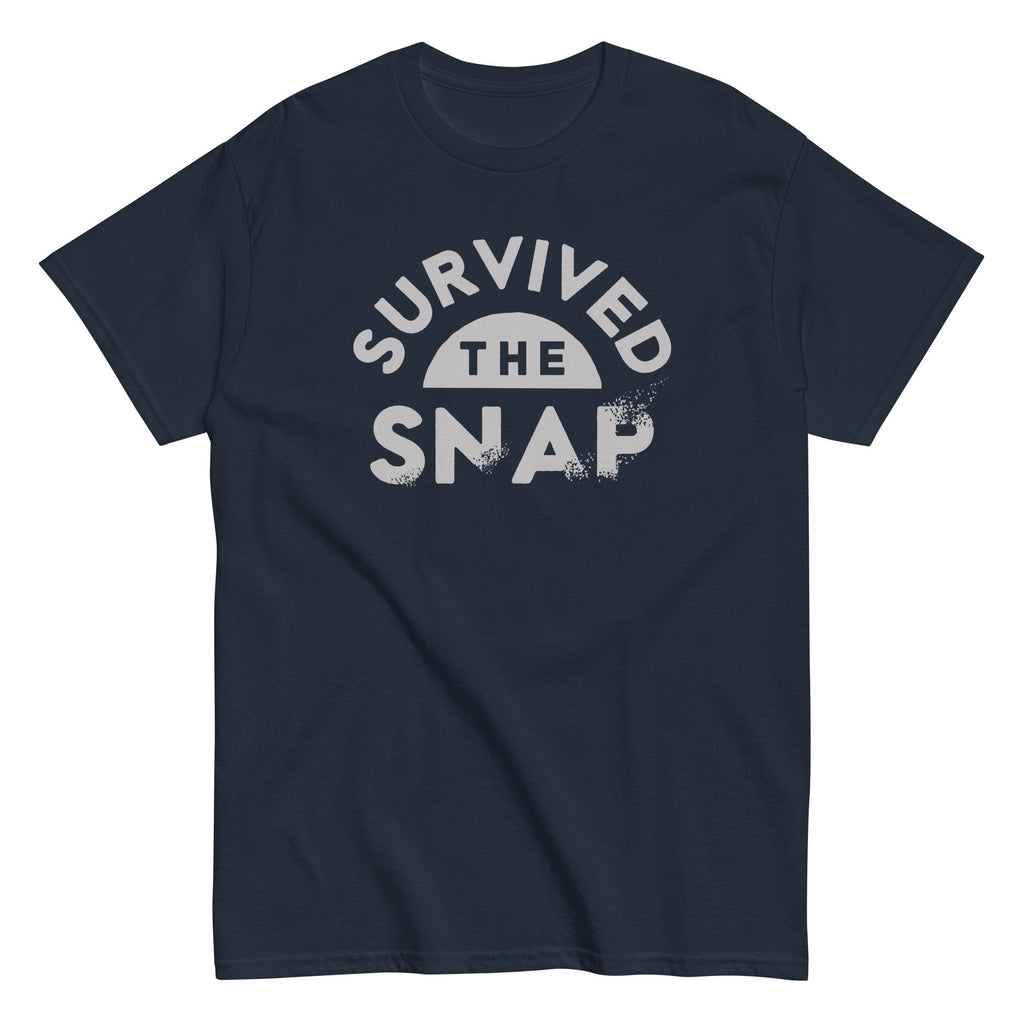 Survived The Snap Men's Classic Tee Hoodie, Sweatshirt | PureTeeCo.com (Image 3)