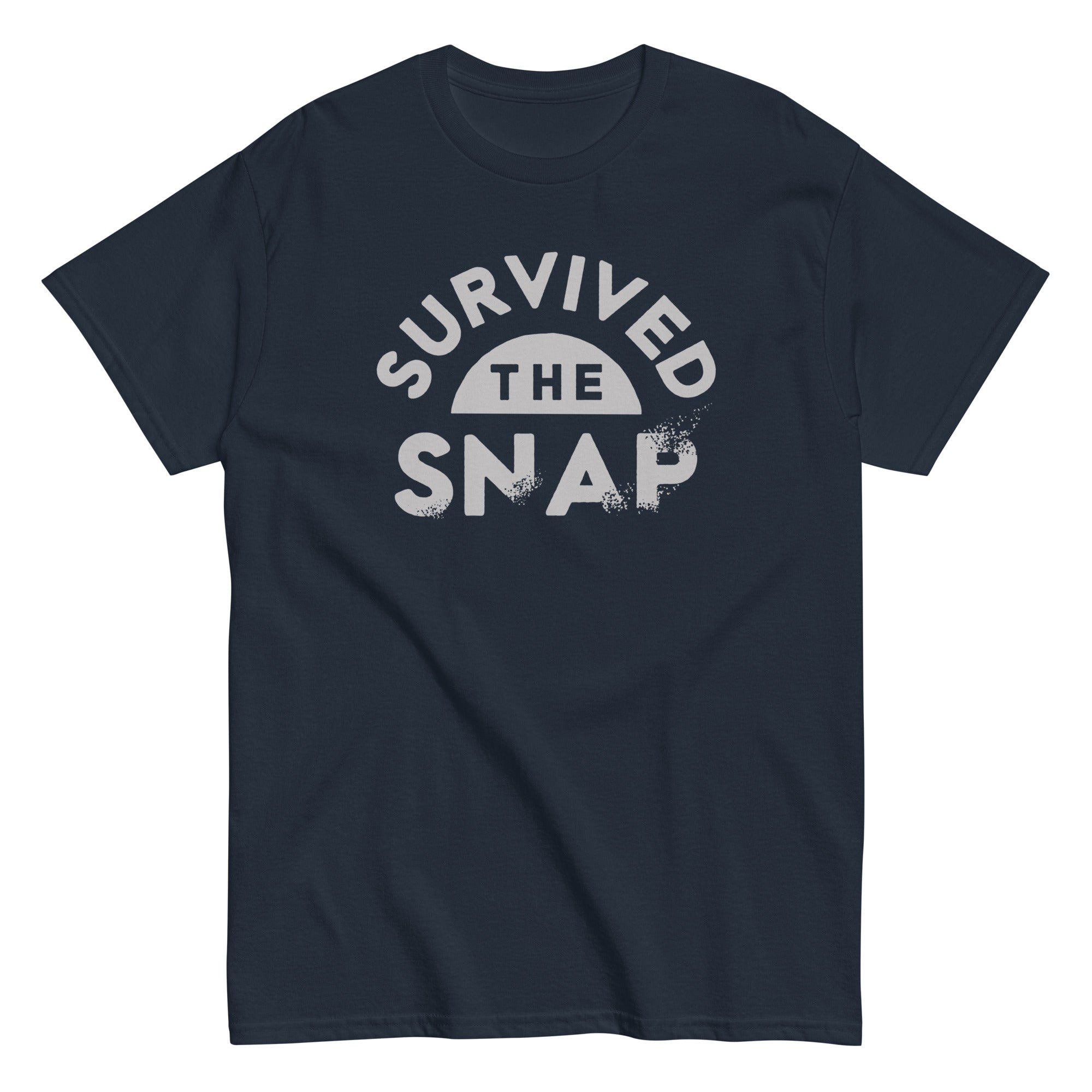 Survived The Snap Men's Classic Tee Hoodie, Sweatshirt | PureTeeCo.com (Image 3)
