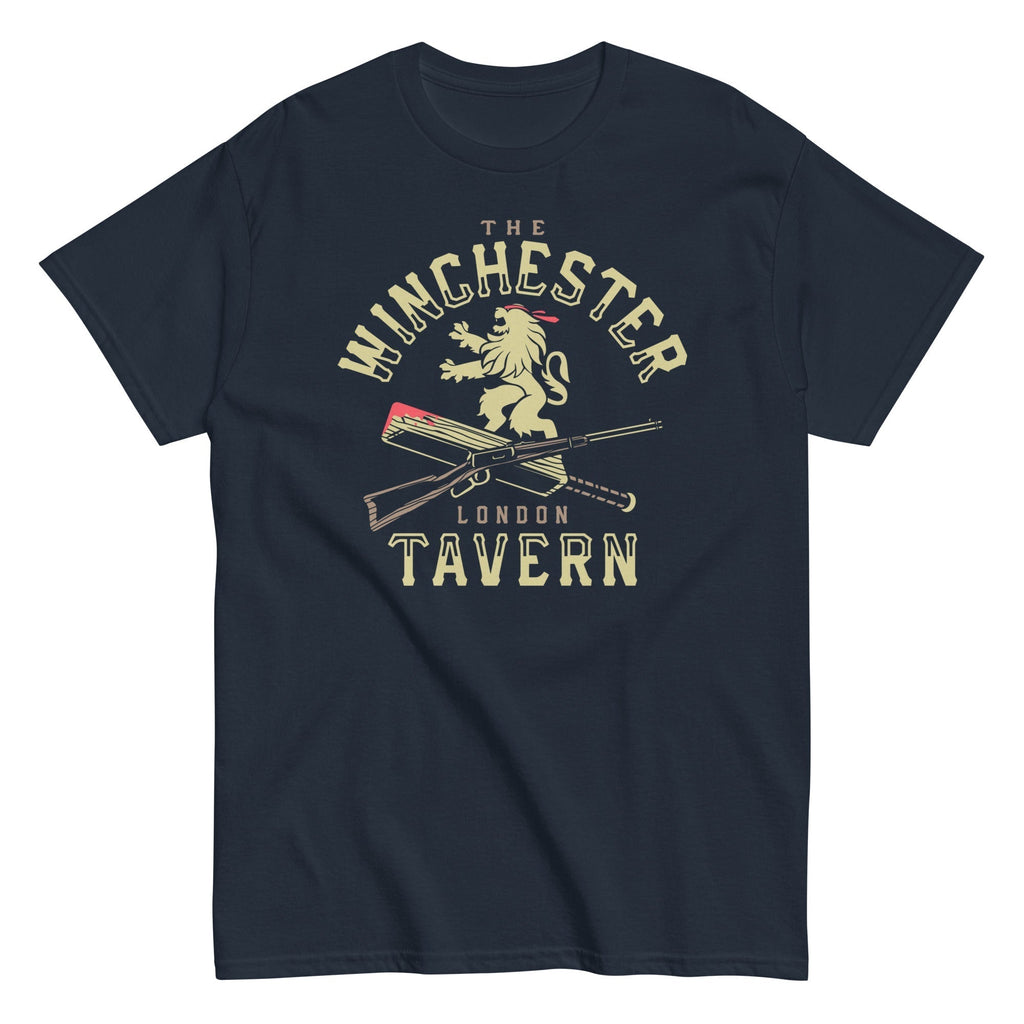The Winchester Tavern Men's Classic Tee Hoodie, Sweatshirt | PureTeeCo.com (Image 2)