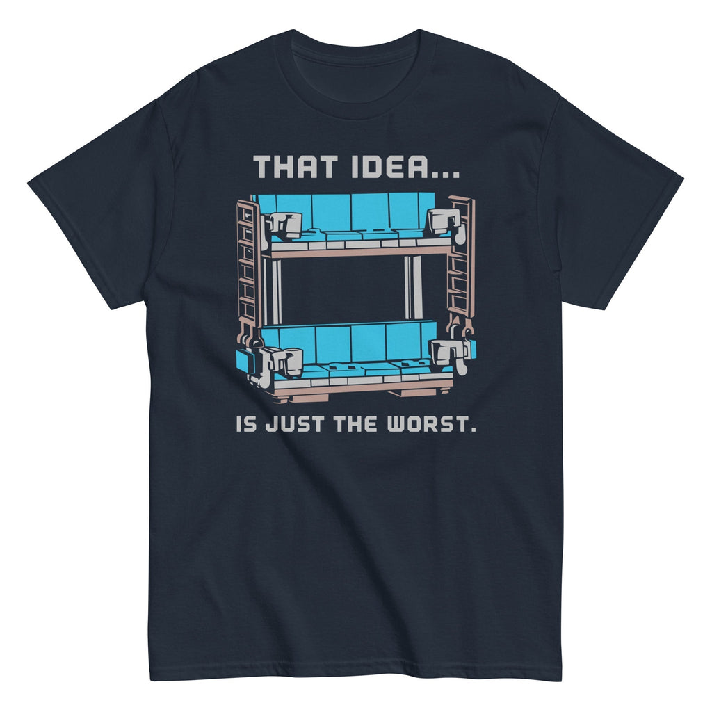 Double Decker Couch Men's Classic Tee Hoodie, Sweatshirt | PureTeeCo.com (Image 1)