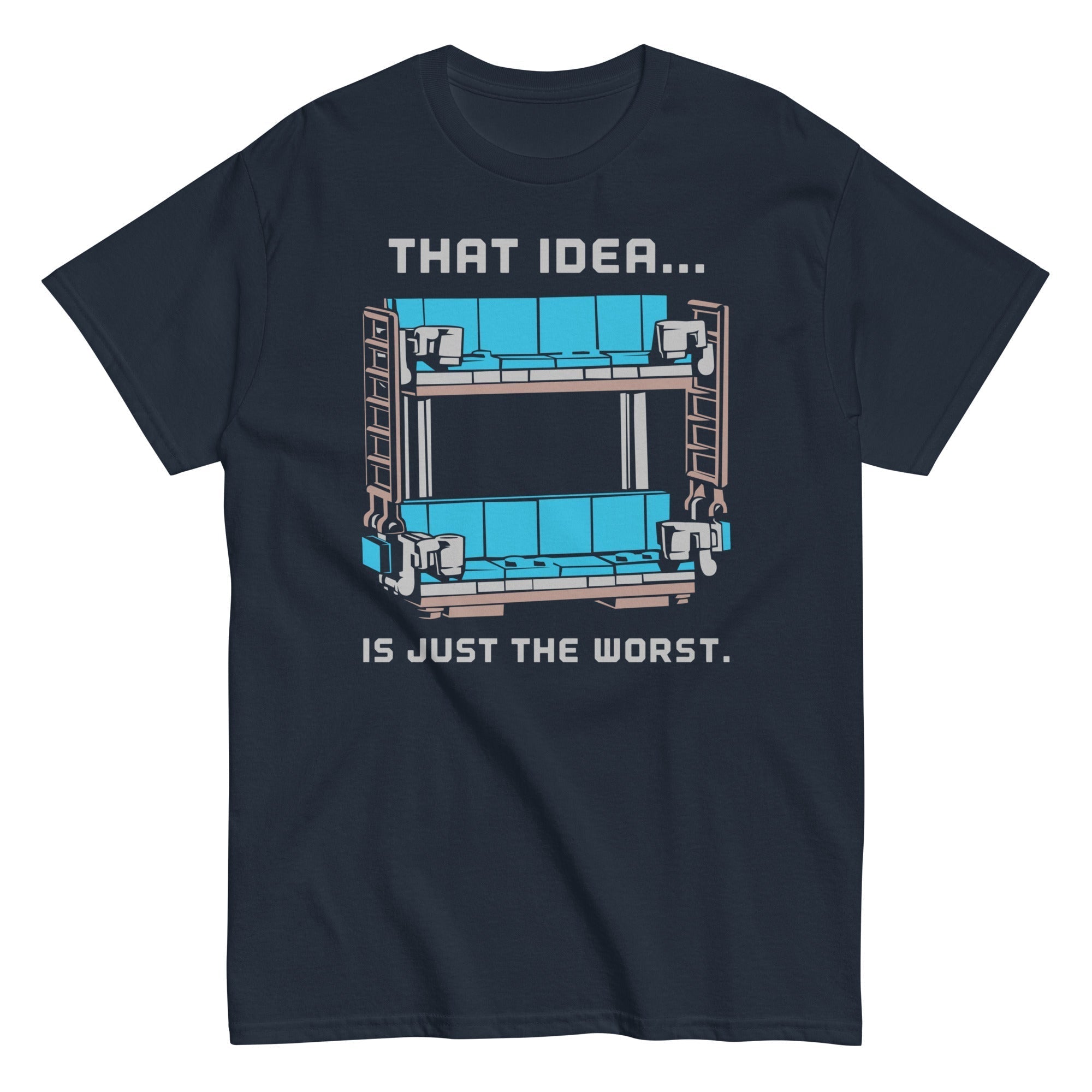 Double Decker Couch Men's Classic Tee Hoodie, Sweatshirt | PureTeeCo.com (Image 1)