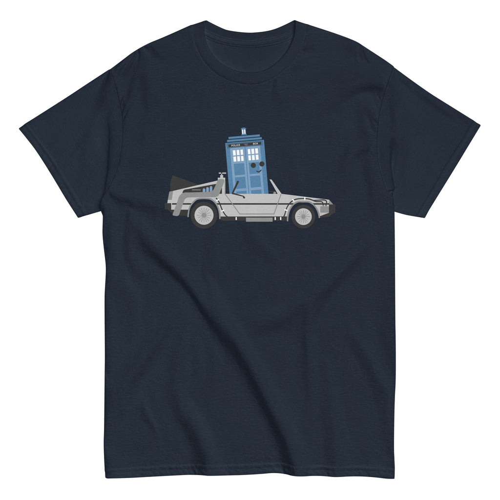 Time Machine x Two Men's Classic Tee Hoodie, Sweatshirt | PureTeeCo.com (Image 2)