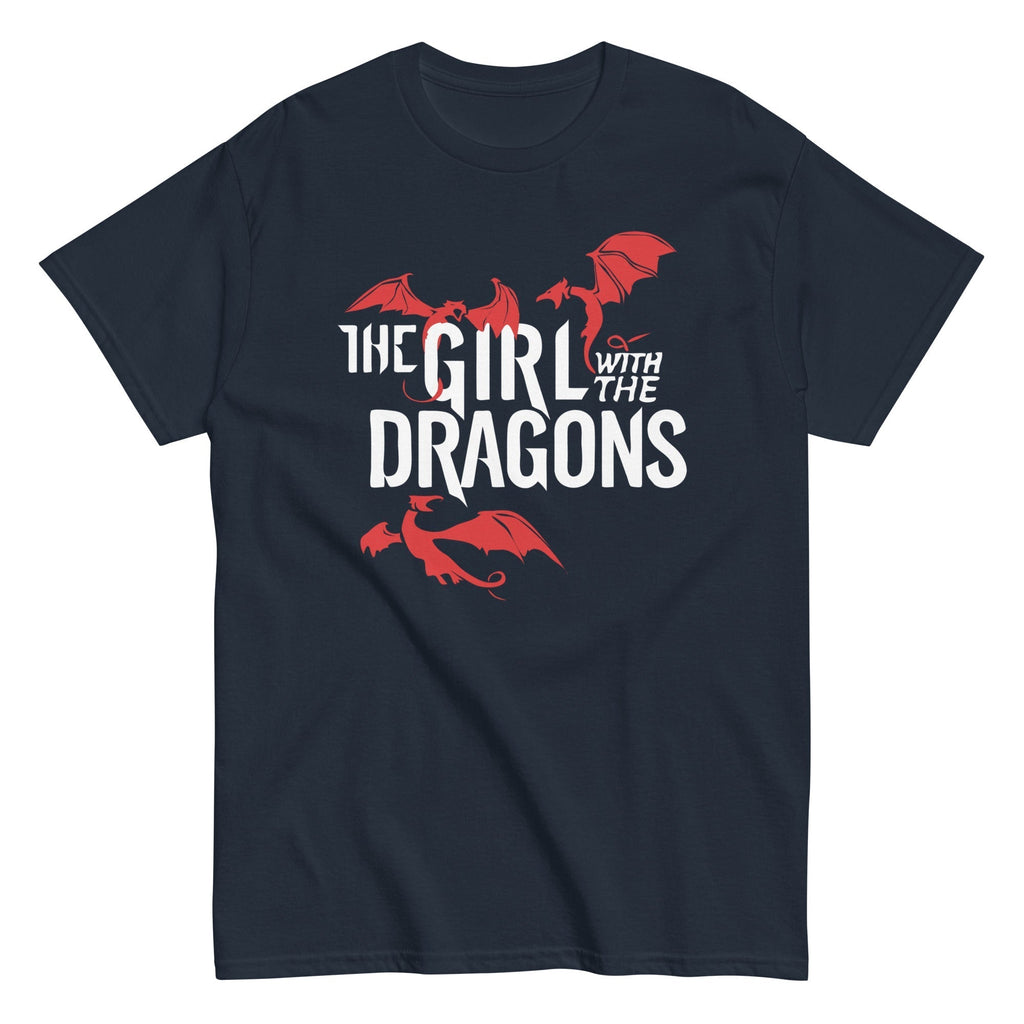 The Girl With The Dragons Men's Classic Tee Hoodie, Sweatshirt | PureTeeCo.com (Image 2)
