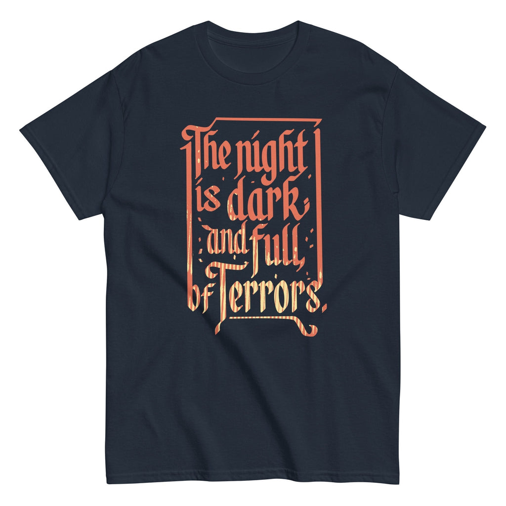 The Night Is Dark And Full Of Terrors Men's Classic Tee Hoodie, Sweatshirt | PureTeeCo.com (Image 2)