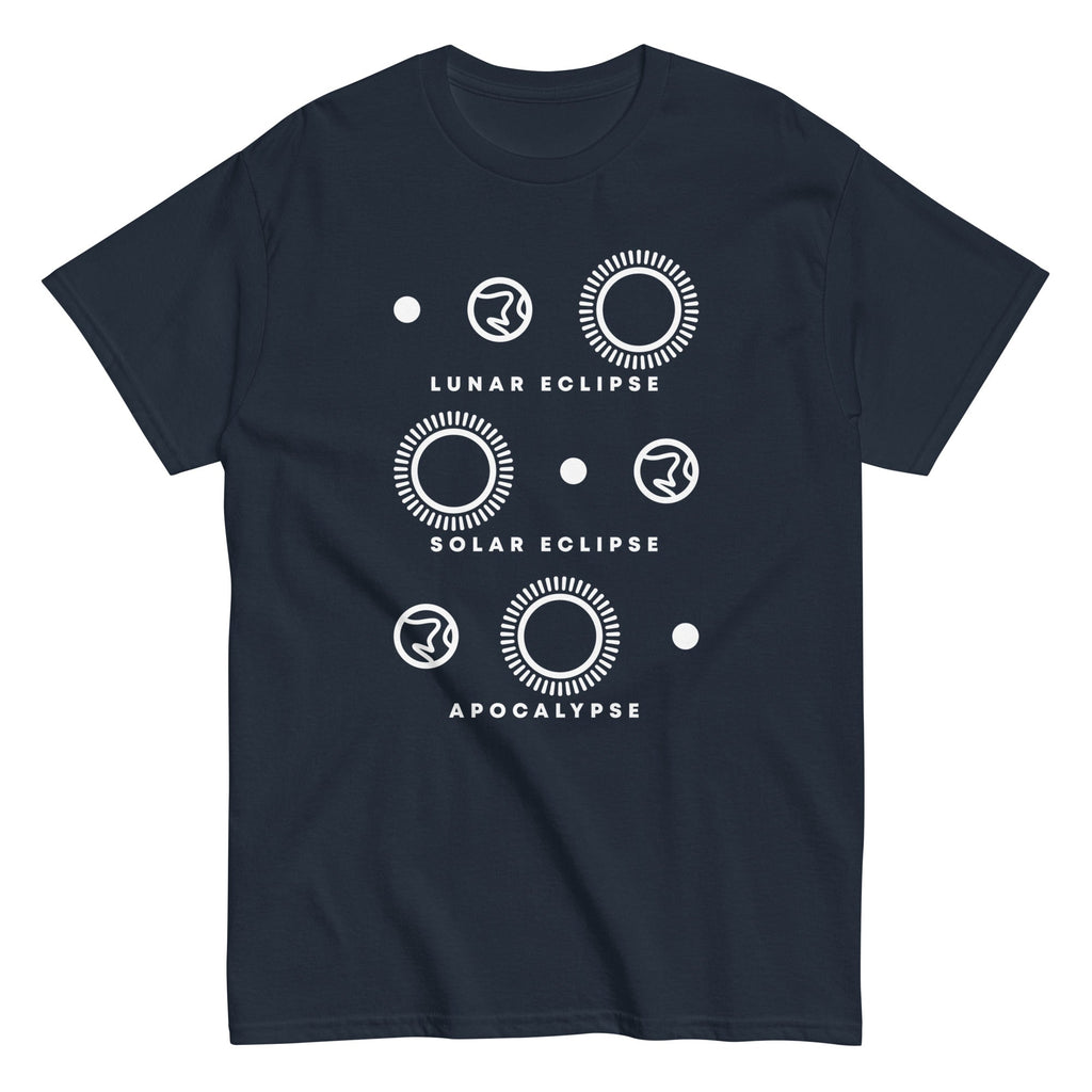Lunar Eclipse Solar Eclipse Apocalypse Men's Classic Tee Hoodie, Sweatshirt | PureTeeCo.com (Image 2)