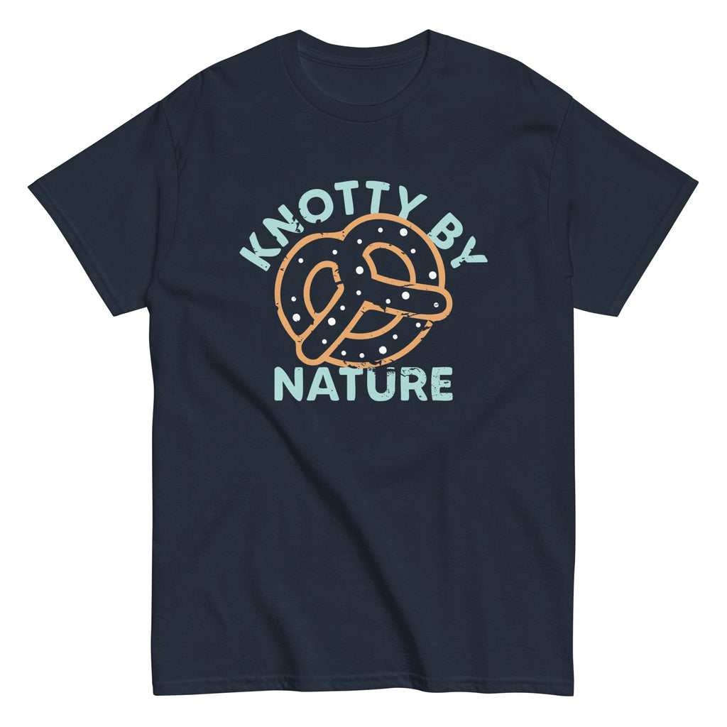 Knotty By Nature Men's Classic Tee Hoodie, Sweatshirt | PureTeeCo.com (Image 3)