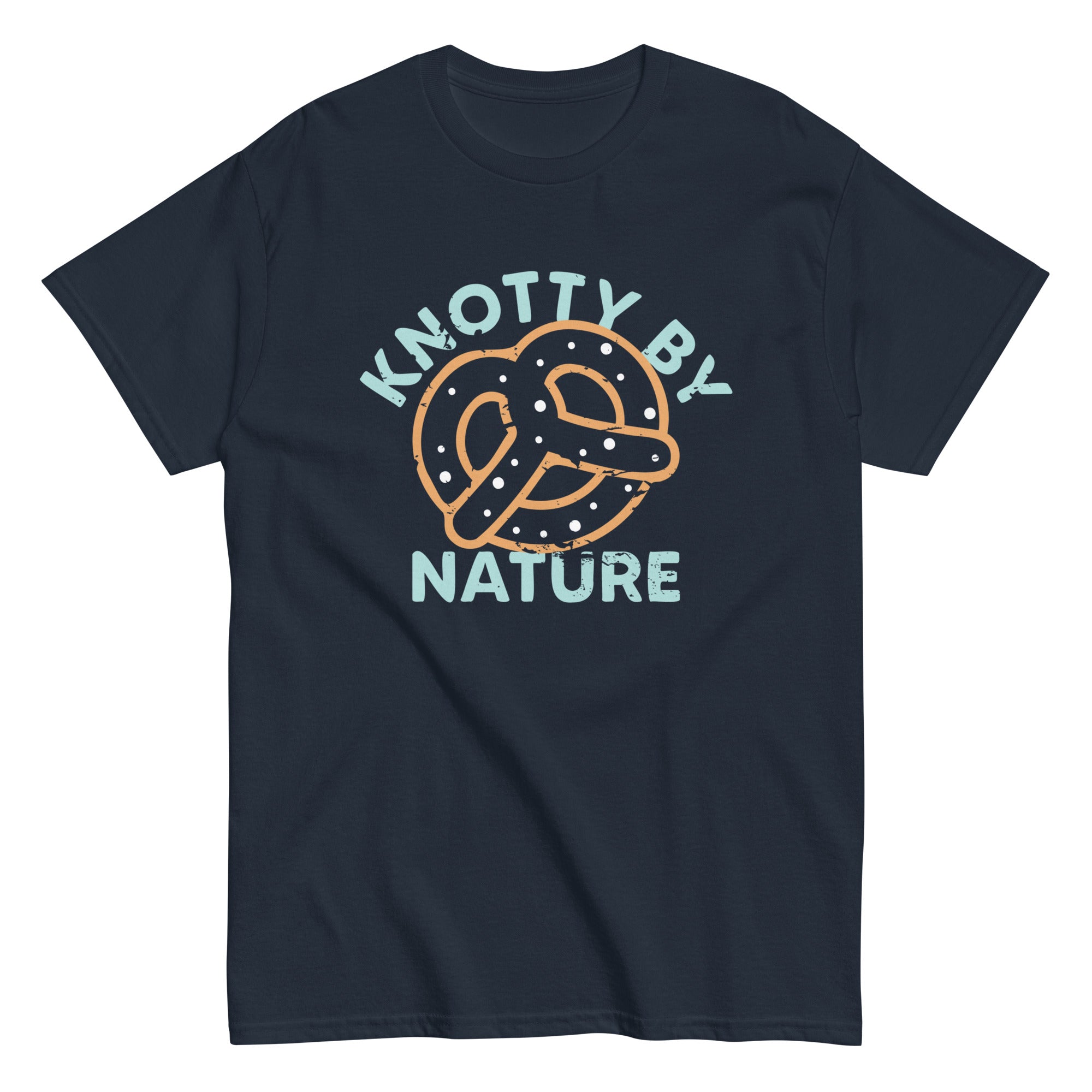 Knotty By Nature Men's Classic Tee Hoodie, Sweatshirt | PureTeeCo.com (Image 3)