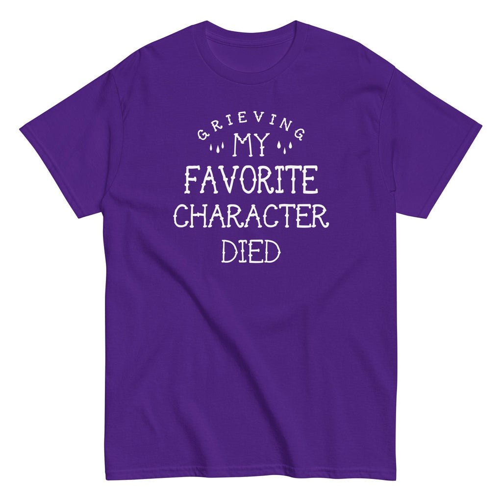My Favorite Character Died Men's Classic Tee Hoodie, Sweatshirt | PureTeeCo.com (Image 2)