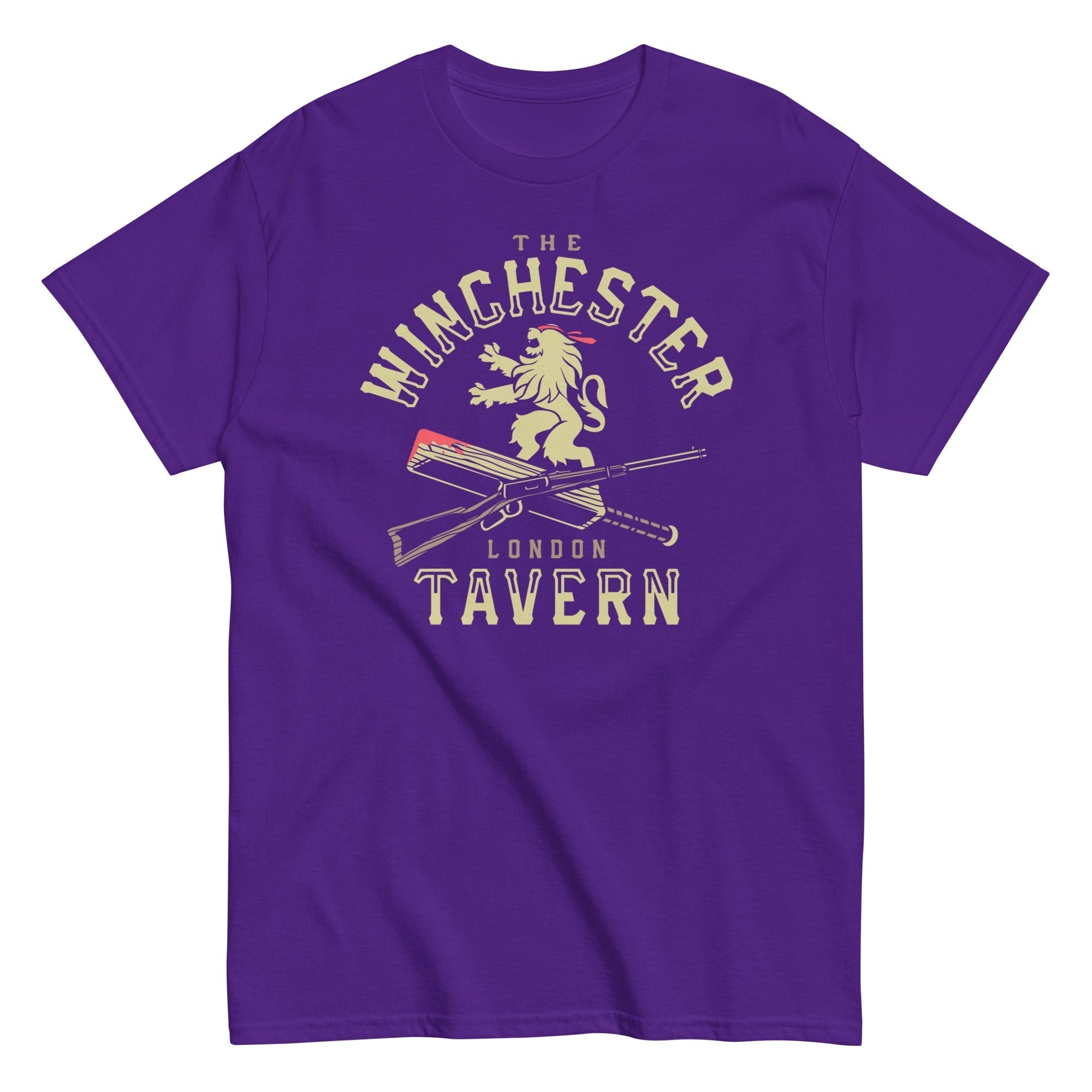 The Winchester Tavern Men's Classic Tee Hoodie, Sweatshirt | PureTeeCo.com (Image 3)