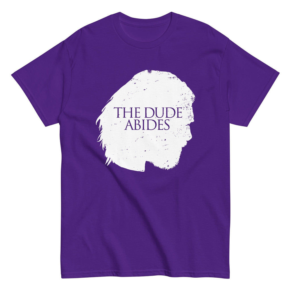 The Dude Abides Men's Classic Tee Hoodie, Sweatshirt | PureTeeCo.com (Image 4)