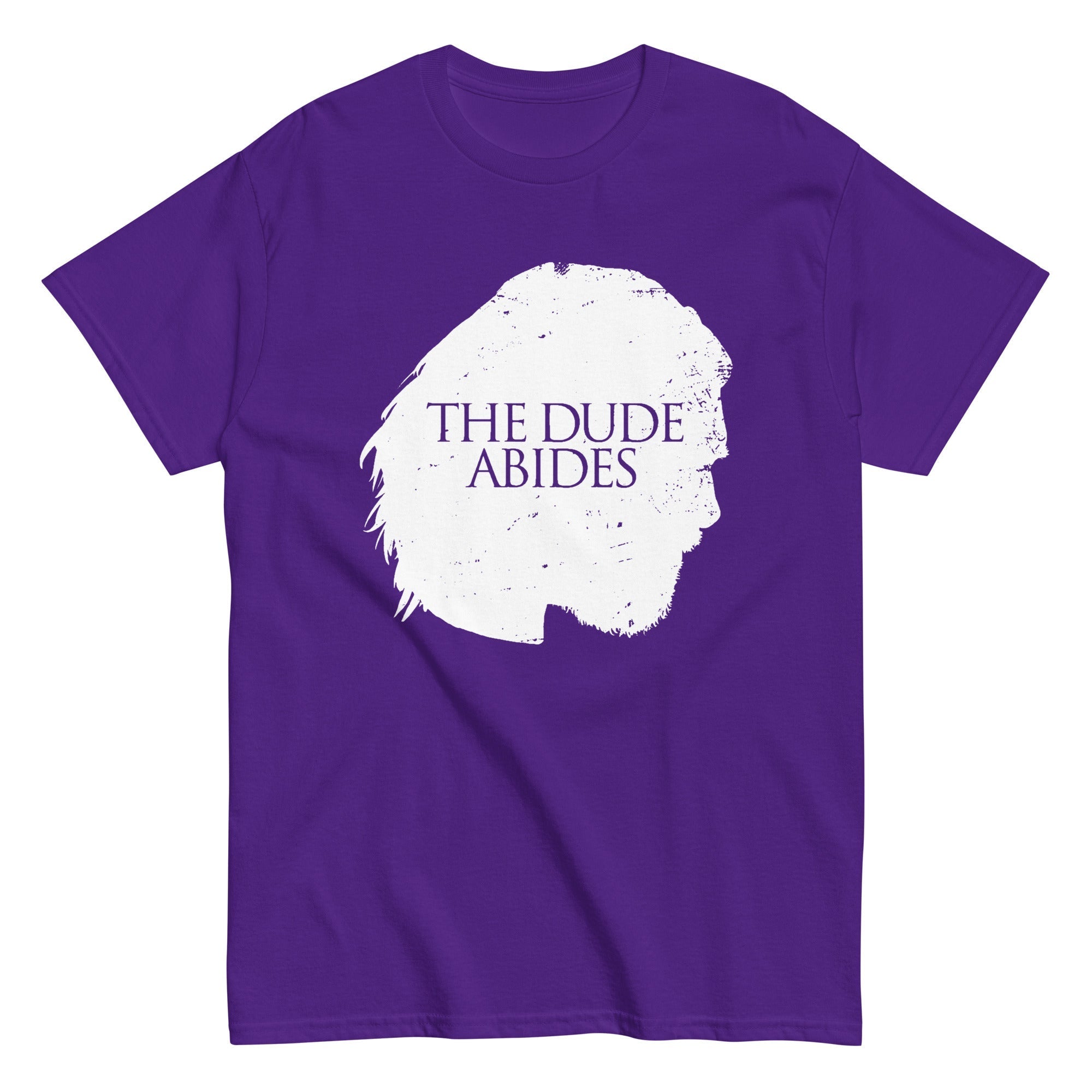 The Dude Abides Men's Classic Tee Hoodie, Sweatshirt | PureTeeCo.com (Image 4)