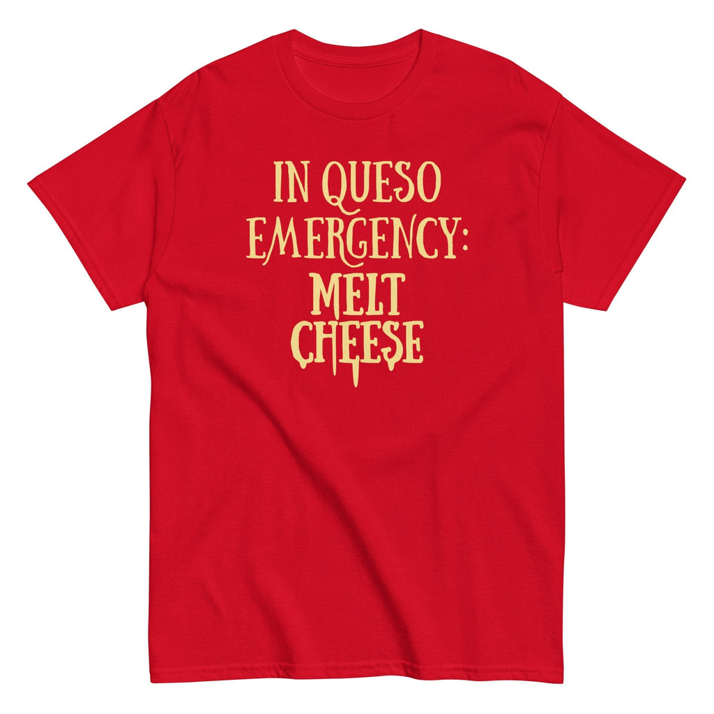 In Queso Emergency: Melt Cheese Men's Classic Tee Hoodie, Sweatshirt | PureTeeCo.com (Image 1)