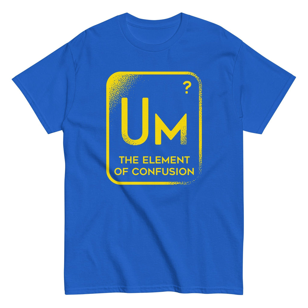 The Element Of Confusion Men's Classic Tee Hoodie, Sweatshirt | PureTeeCo.com (Image 1)