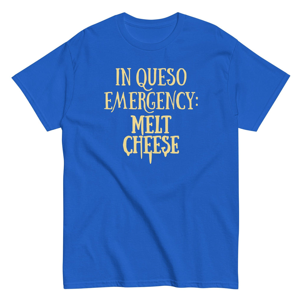 In Queso Emergency: Melt Cheese Men's Classic Tee Hoodie, Sweatshirt | PureTeeCo.com (Image 4)