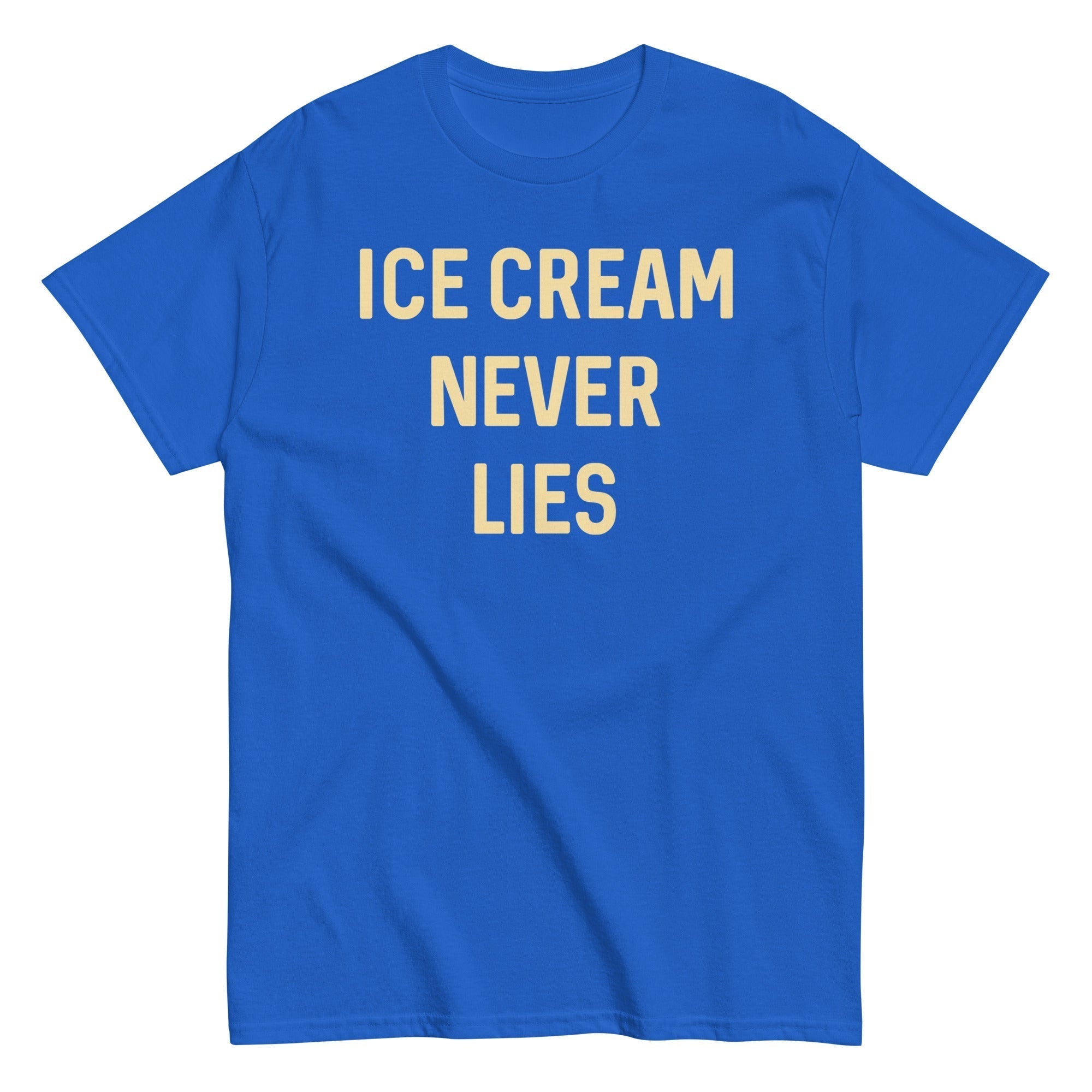 Ice Cream Never Lies Men's Classic Tee Hoodie, Sweatshirt | PureTeeCo.com (Image 3)