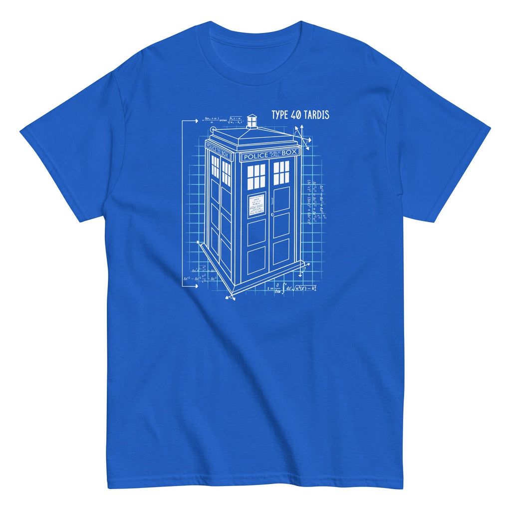 Type 40 Tardis Men's Classic Tee Hoodie, Sweatshirt | PureTeeCo.com (Image 1)