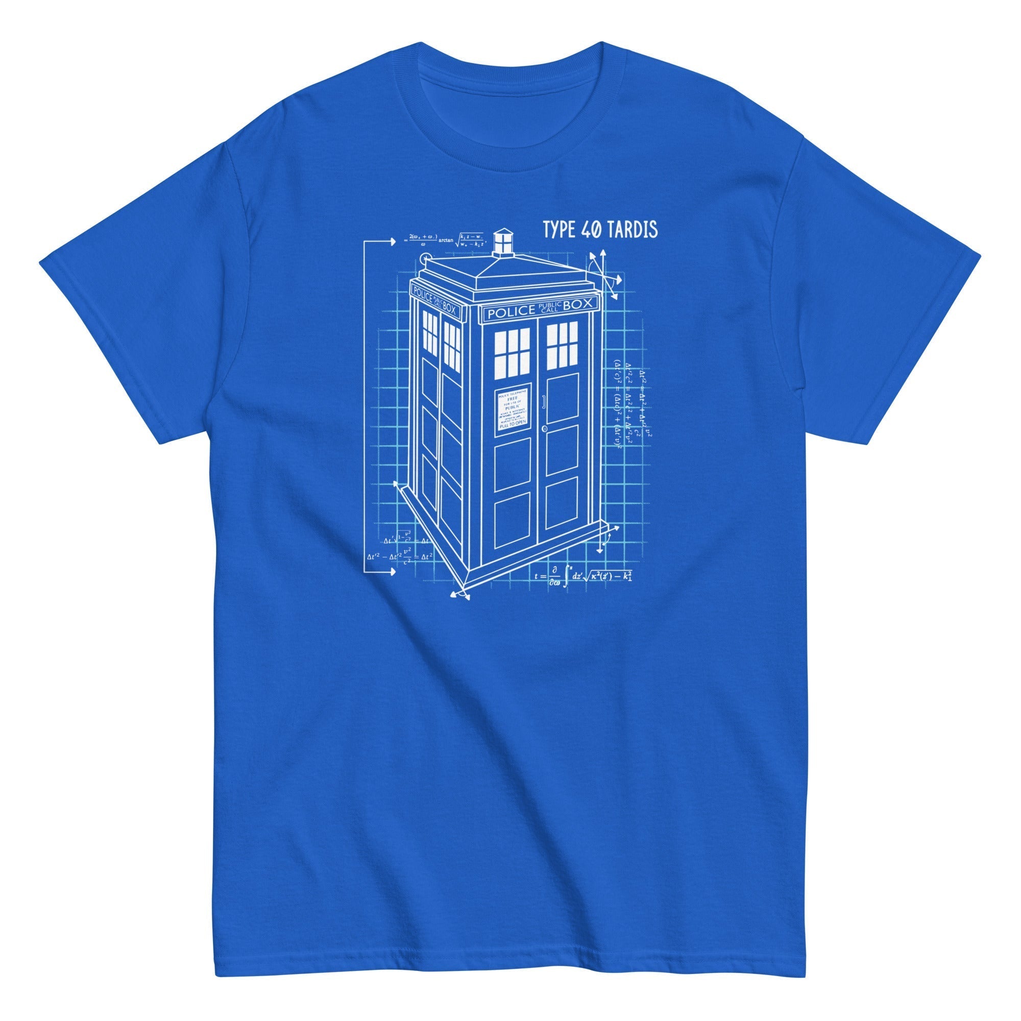 Type 40 Tardis Men's Classic Tee Hoodie, Sweatshirt | PureTeeCo.com (Image 1)