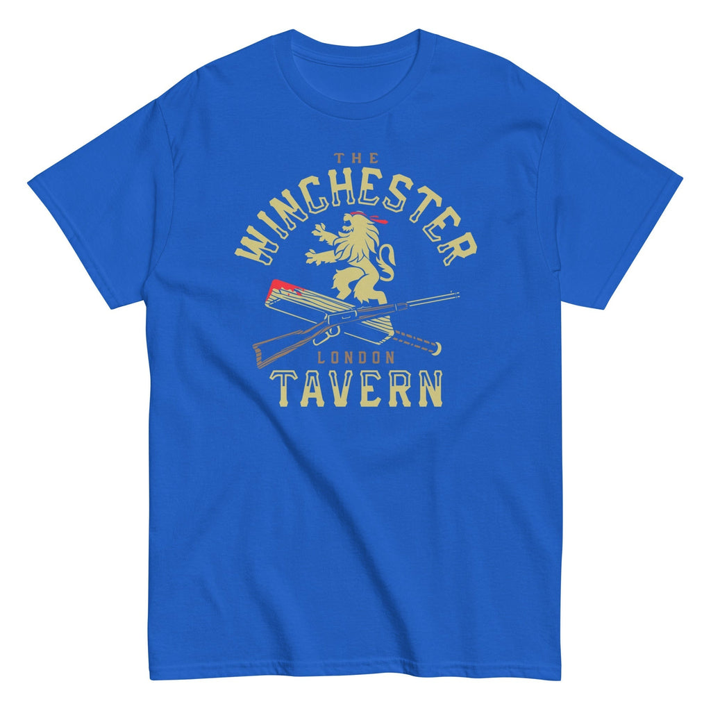 The Winchester Tavern Men's Classic Tee Hoodie, Sweatshirt | PureTeeCo.com (Image 4)