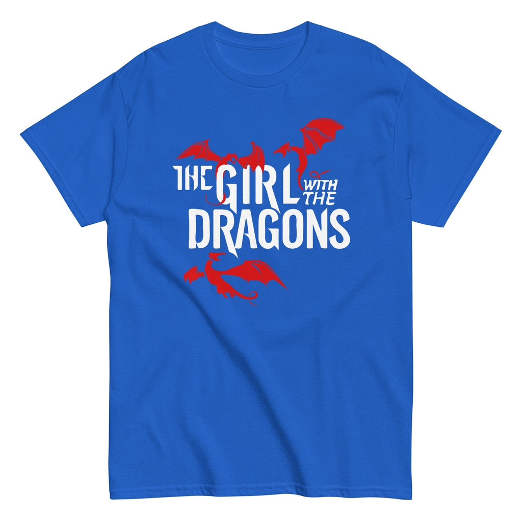 The Girl With The Dragons Men's Classic Tee Hoodie, Sweatshirt | PureTeeCo.com (Image 3)