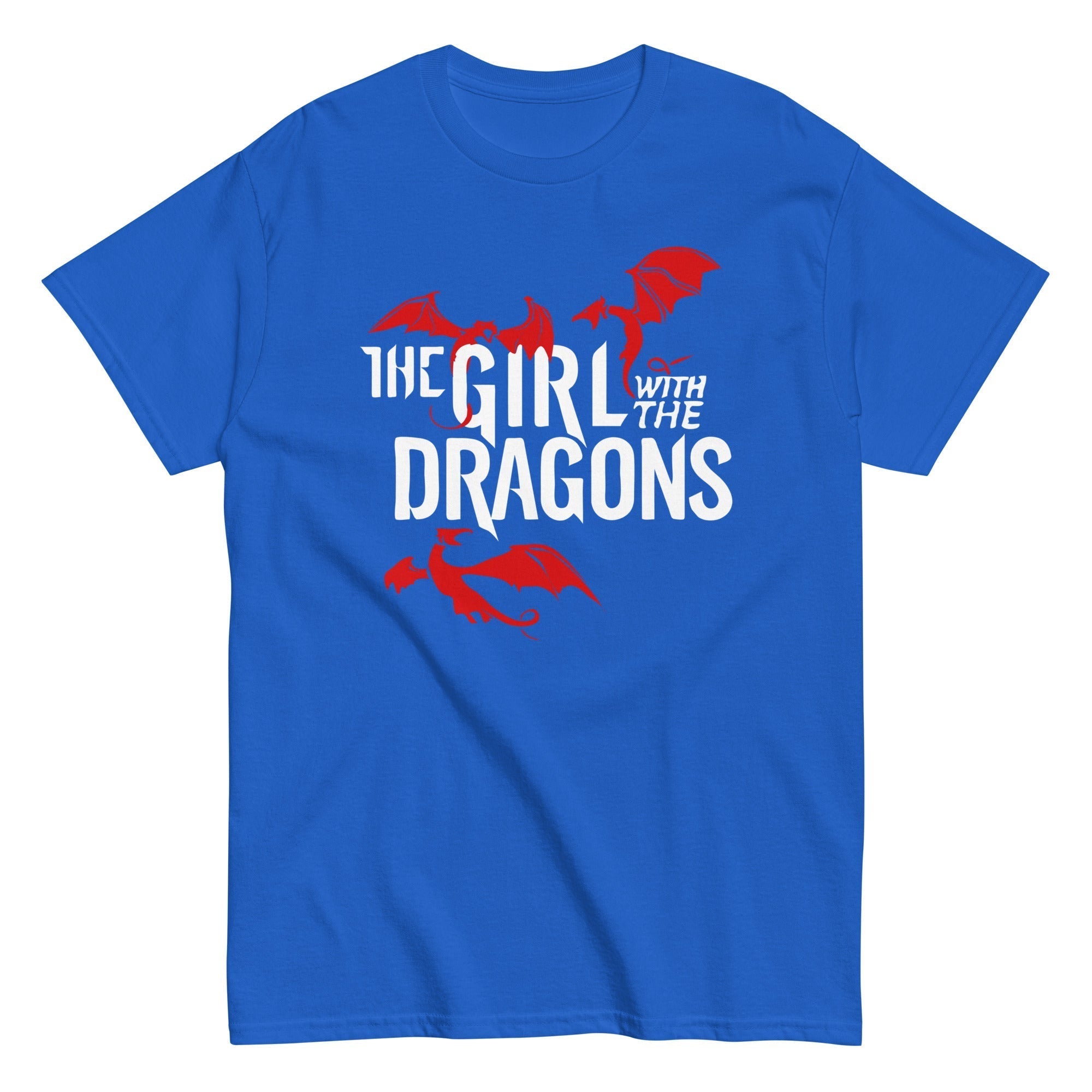 The Girl With The Dragons Men's Classic Tee Hoodie, Sweatshirt | PureTeeCo.com (Image 3)