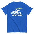 Greece Lightning Men's Classic Tee Hoodie, Sweatshirt | PureTeeCo.com (Image 1)