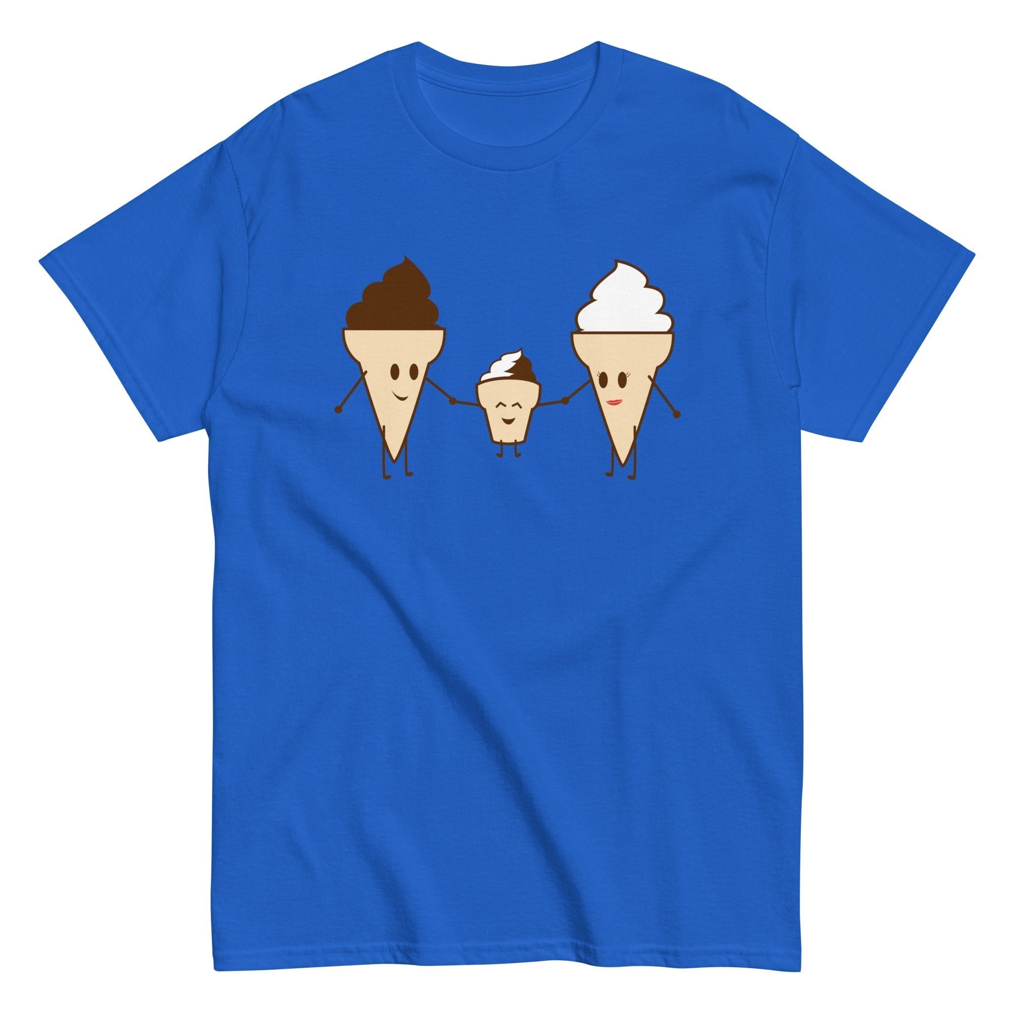 Ice Cream Family Men's Classic Tee Hoodie, Sweatshirt | PureTeeCo.com (Image 2)