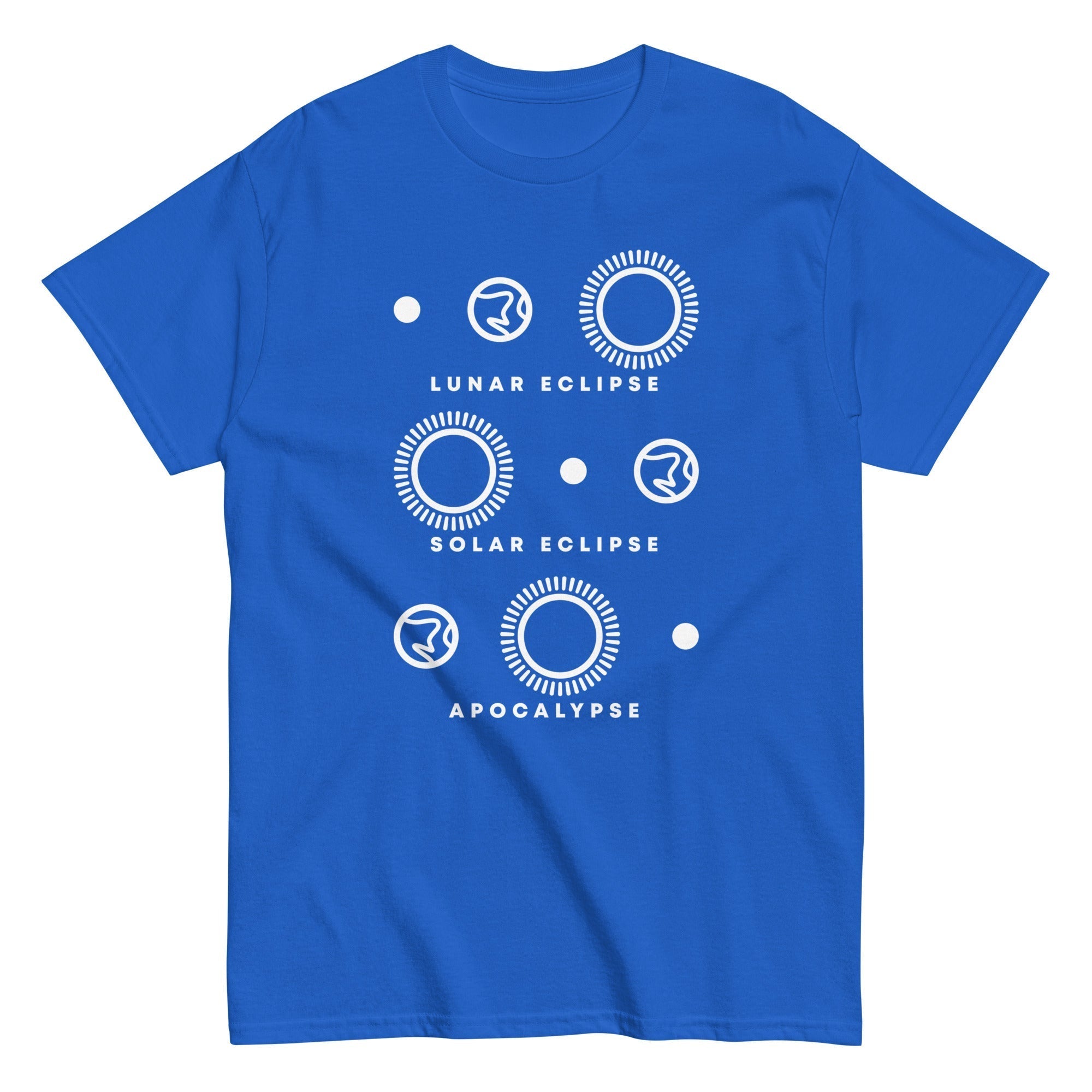 Lunar Eclipse Solar Eclipse Apocalypse Men's Classic Tee Hoodie, Sweatshirt | PureTeeCo.com (Image 4)