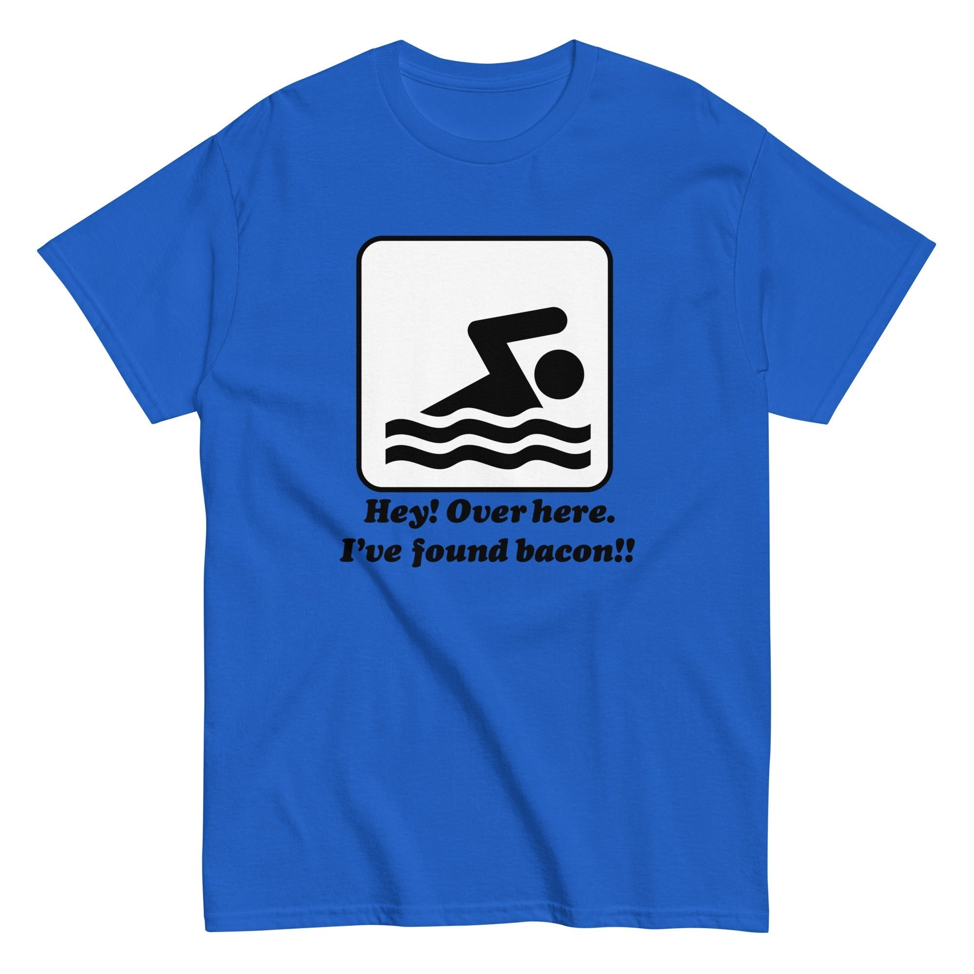 I've Found Bacon! Men's Classic Tee Hoodie, Sweatshirt | PureTeeCo.com (Image 2)