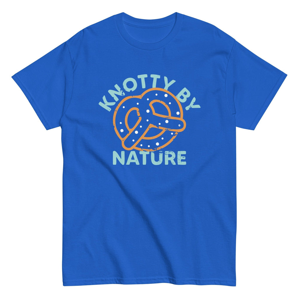 Knotty By Nature Men's Classic Tee Hoodie, Sweatshirt | PureTeeCo.com (Image 5)